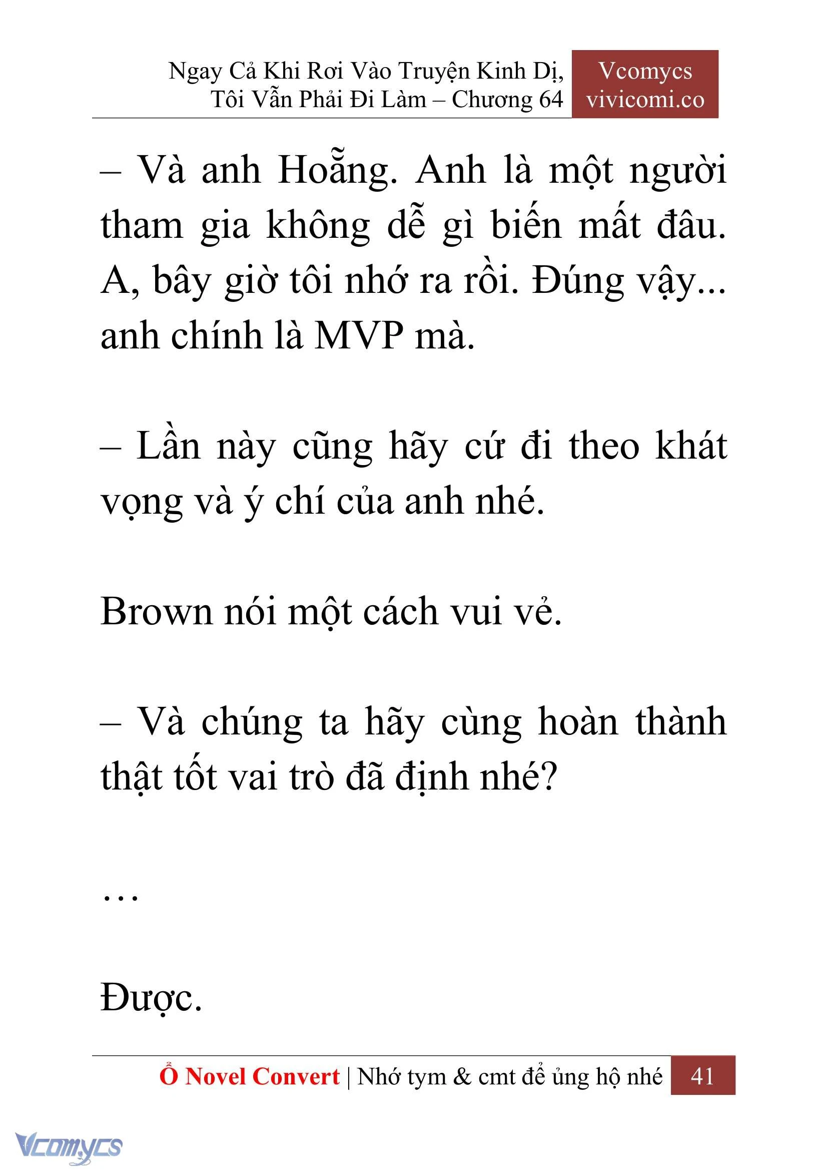[Novel] Ngay Cả Khi Rơi Vào Truyện Kinh Dị, Tôi Vẫn Phải Đi Làm Chapter  64 - 44