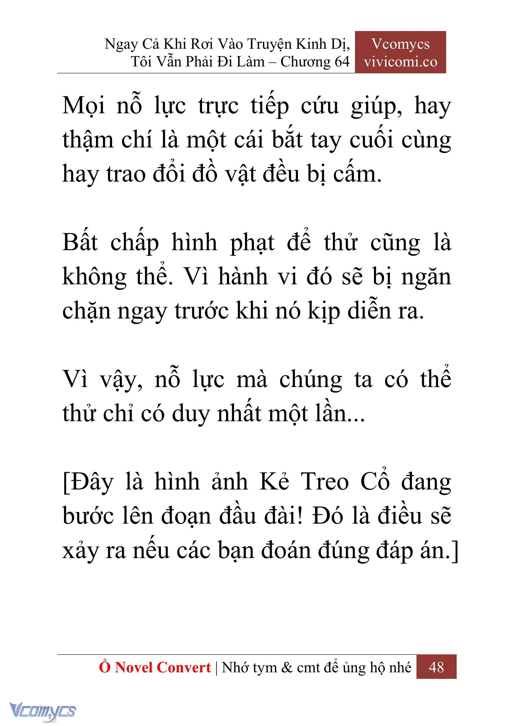 [Novel] Ngay Cả Khi Rơi Vào Truyện Kinh Dị, Tôi Vẫn Phải Đi Làm Chapter  64 - 51