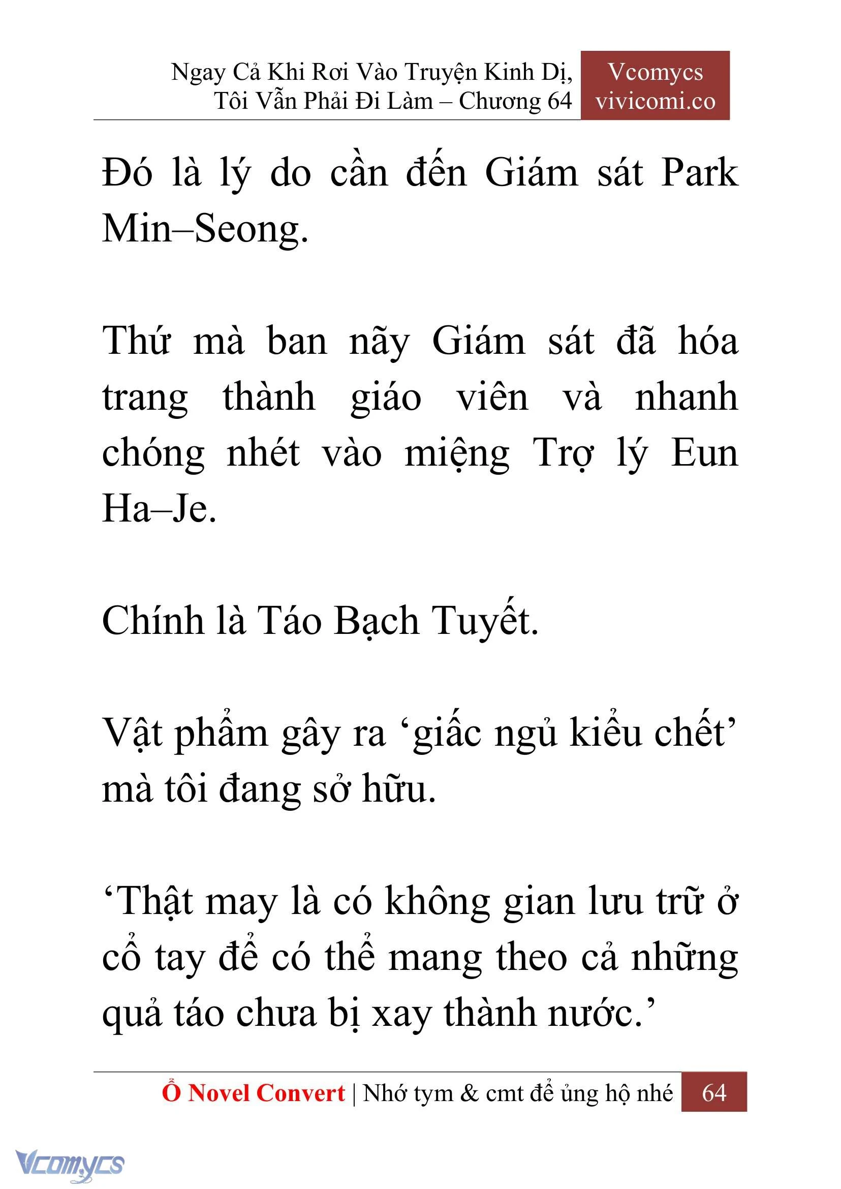 [Novel] Ngay Cả Khi Rơi Vào Truyện Kinh Dị, Tôi Vẫn Phải Đi Làm Chapter  64 - 67