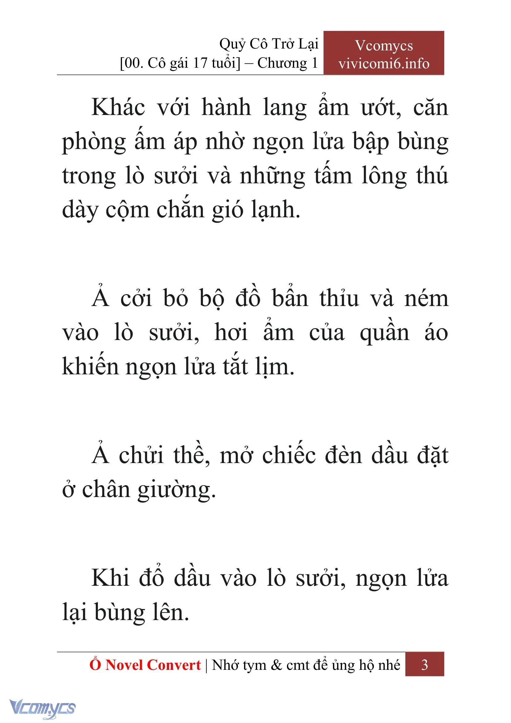 [Novel] Quý Cô Trở Lại Chapter  1 - 5