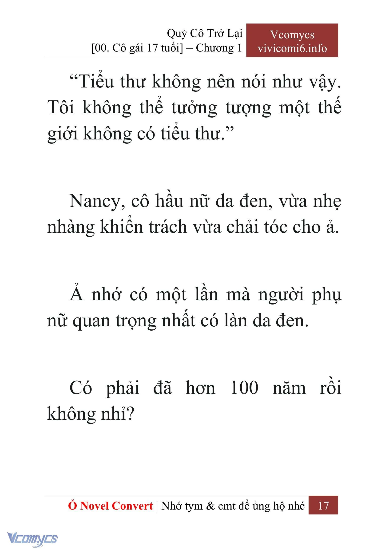 [Novel] Quý Cô Trở Lại Chapter  1 - 19