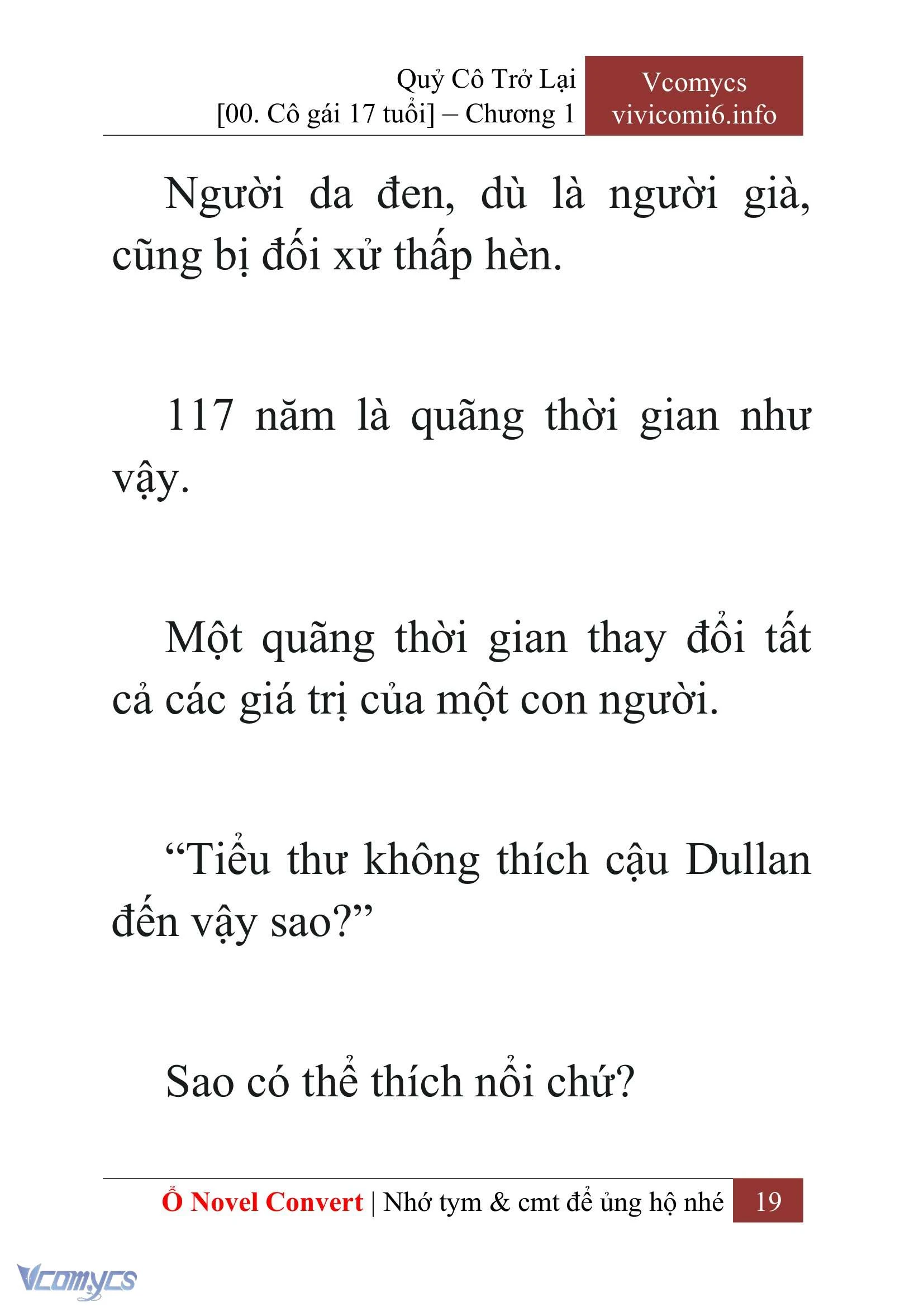 [Novel] Quý Cô Trở Lại Chapter  1 - 21