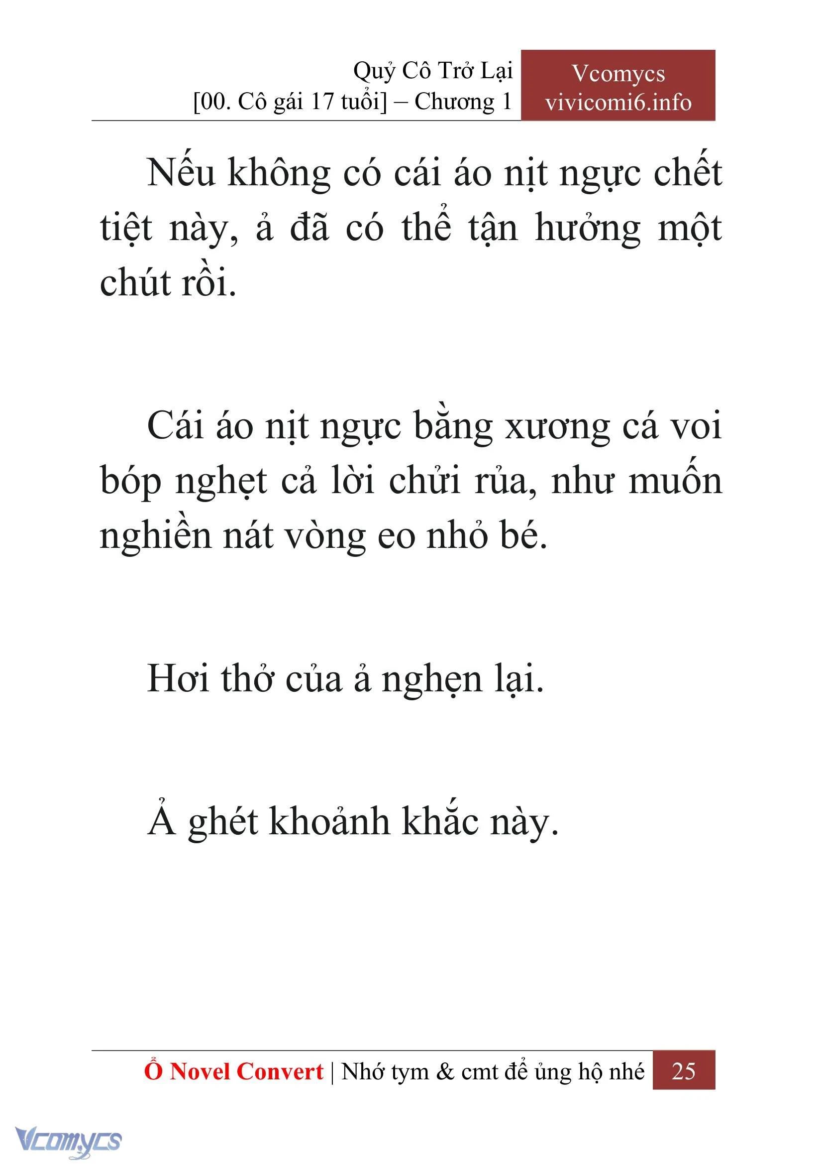 [Novel] Quý Cô Trở Lại Chapter  1 - 27