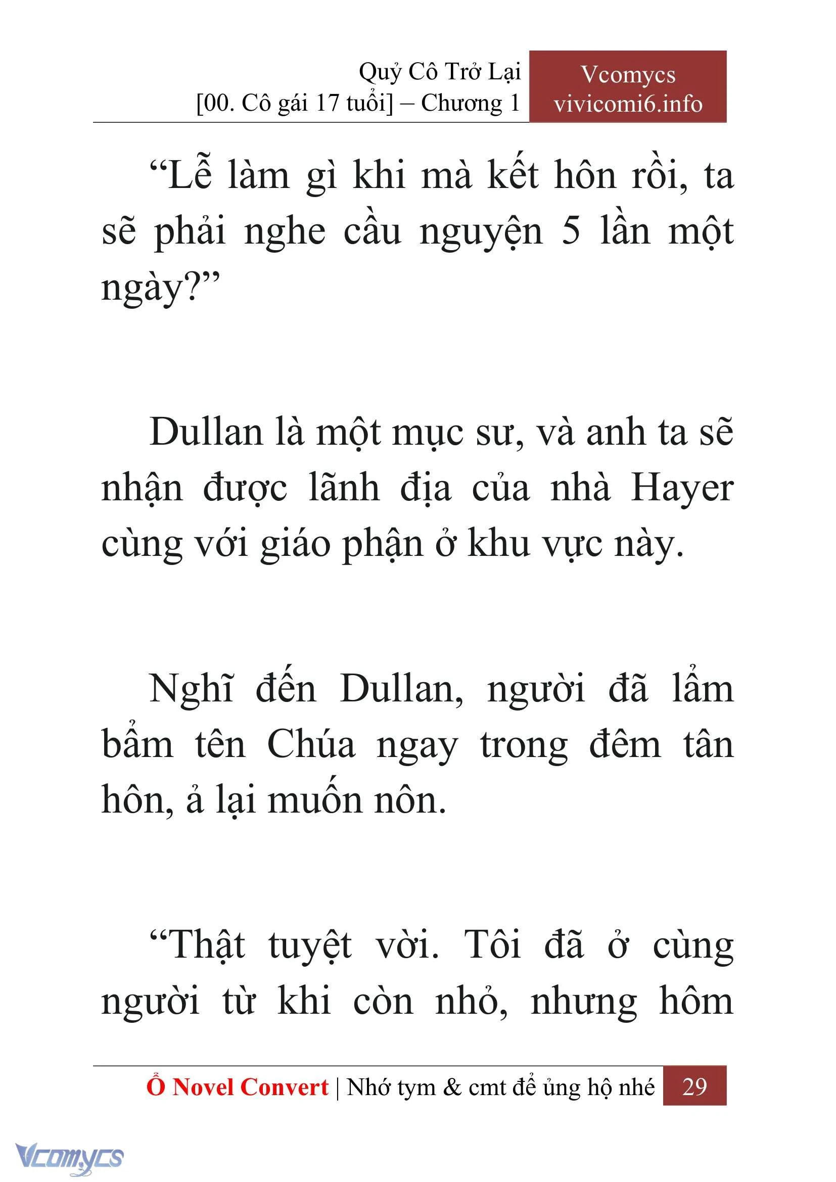 [Novel] Quý Cô Trở Lại Chapter  1 - 31