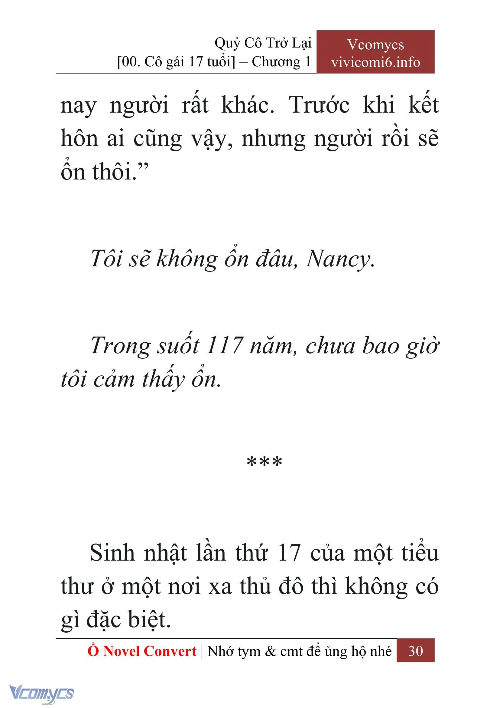 [Novel] Quý Cô Trở Lại Chapter  1 - 32