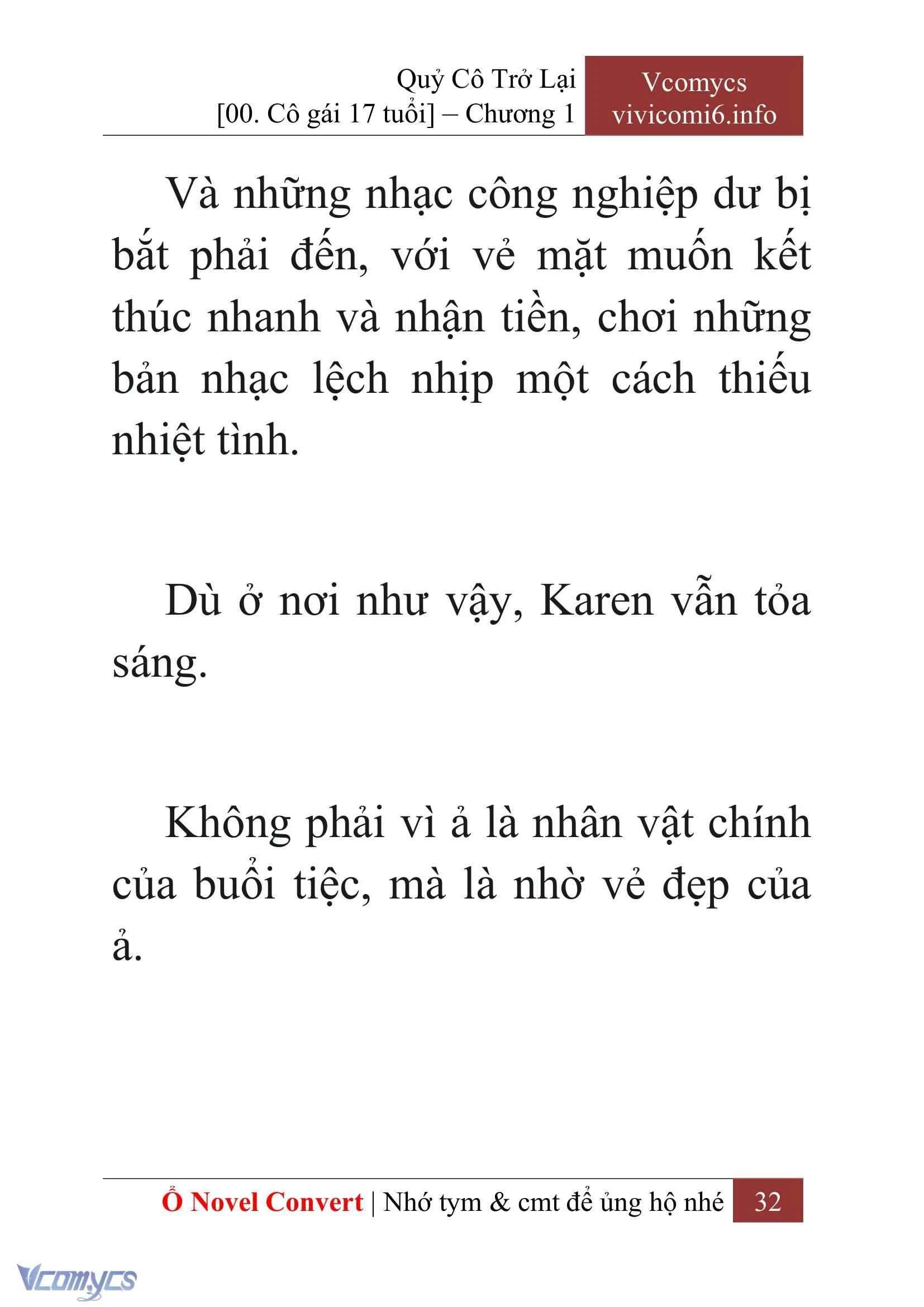 [Novel] Quý Cô Trở Lại Chapter  1 - 34