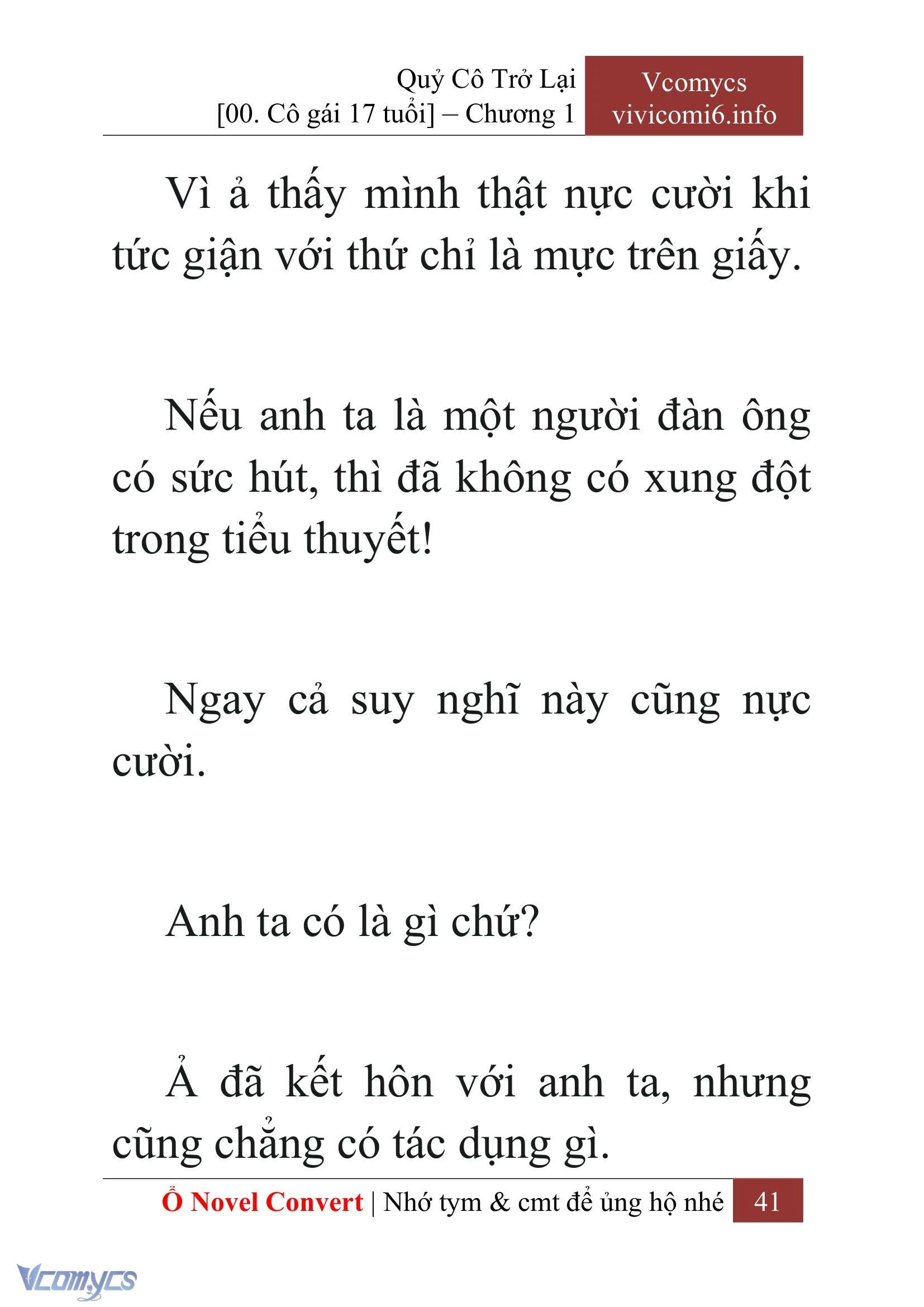 [Novel] Quý Cô Trở Lại Chapter  1 - 43