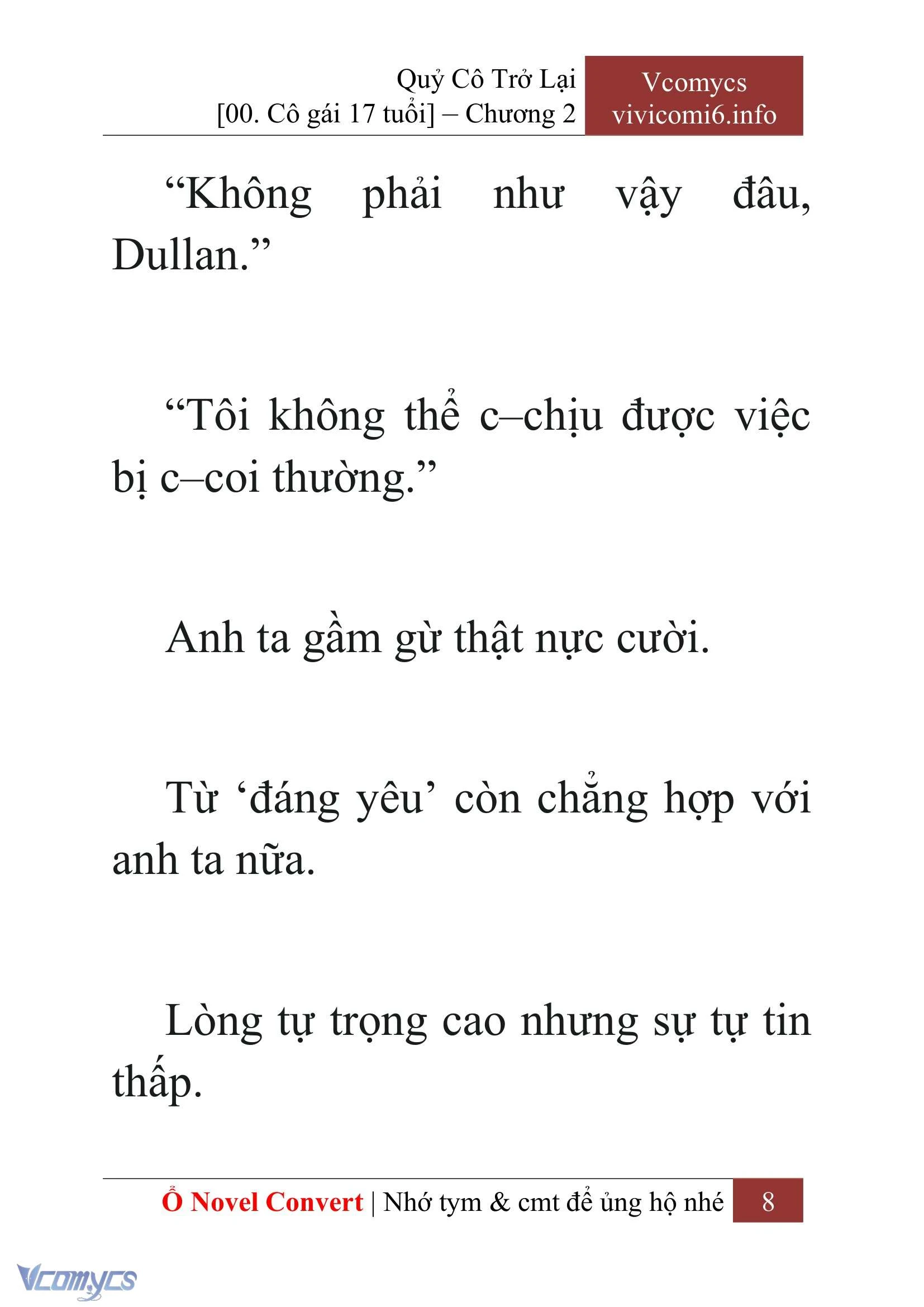 [Novel] Quý Cô Trở Lại Chapter  2 - 10