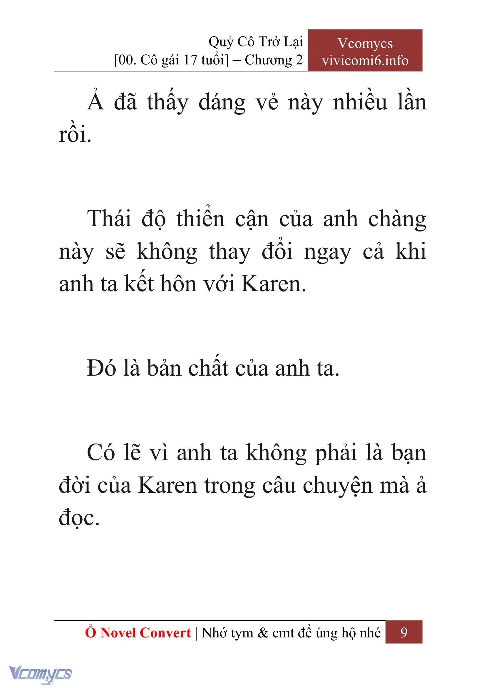 [Novel] Quý Cô Trở Lại Chapter  2 - 11