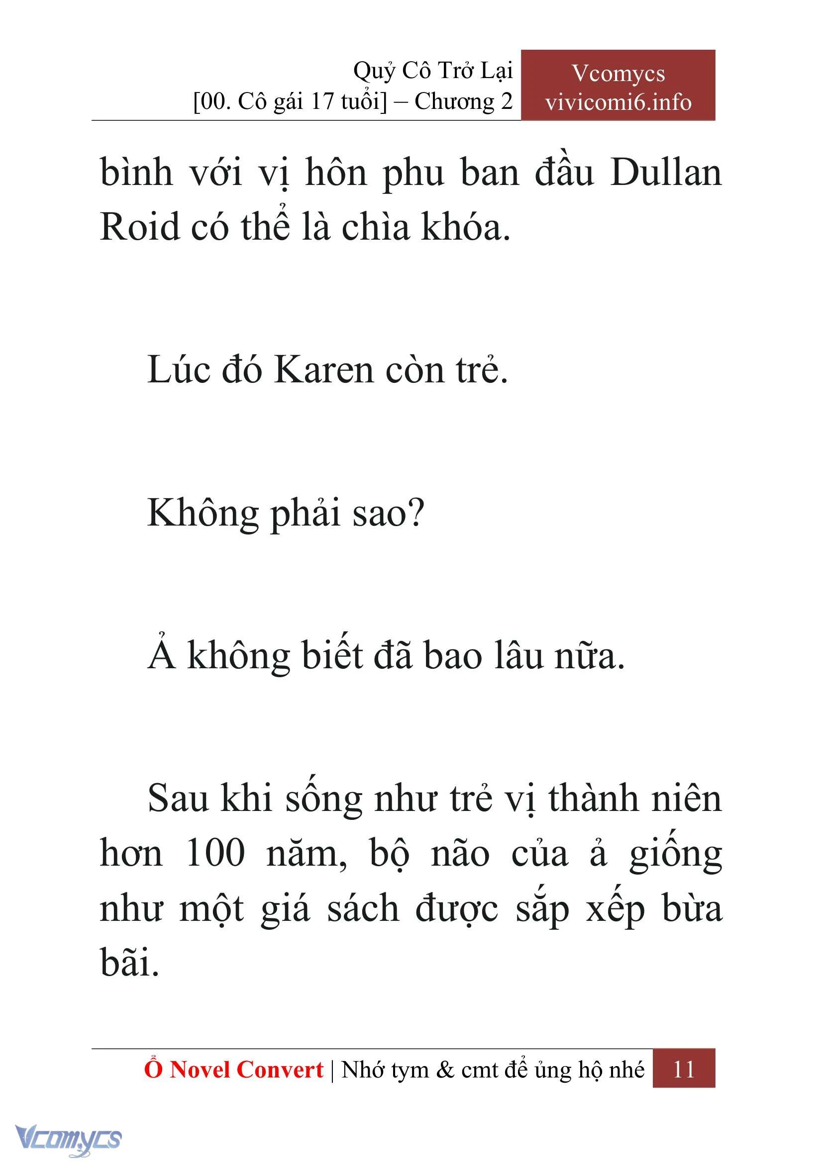 [Novel] Quý Cô Trở Lại Chapter  2 - 13