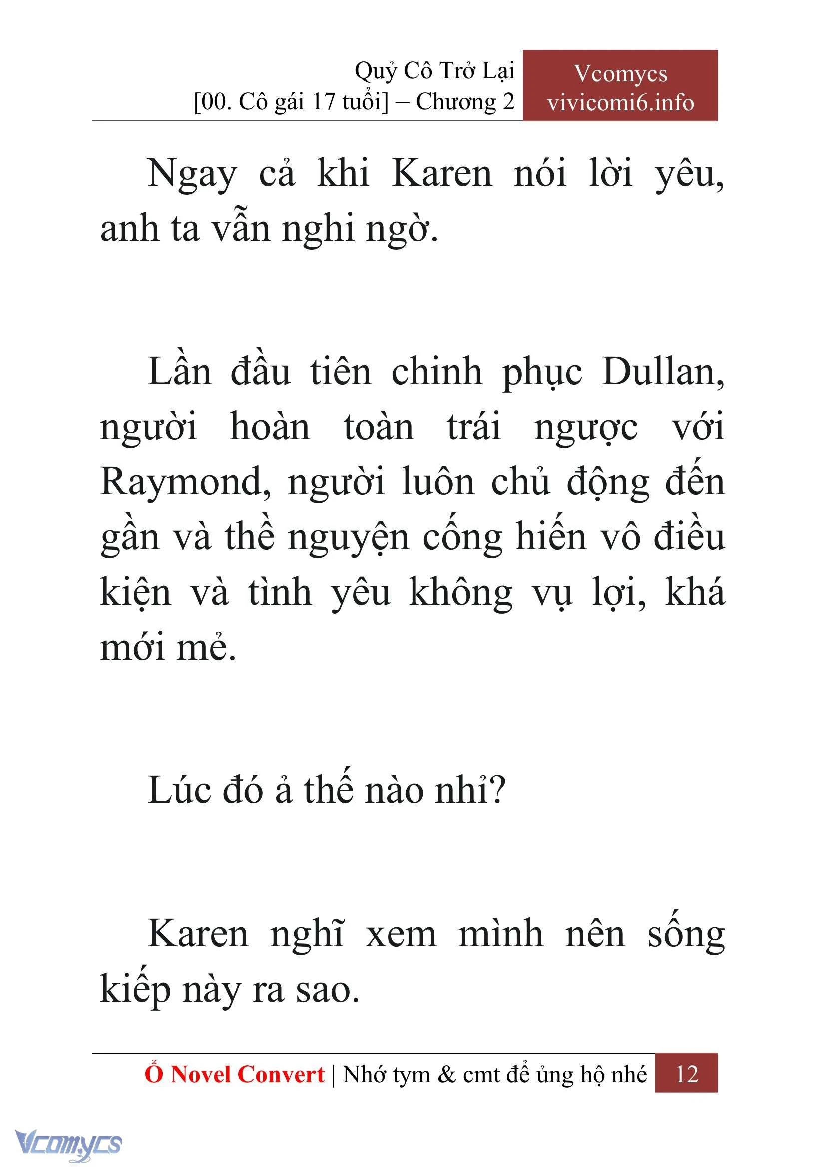 [Novel] Quý Cô Trở Lại Chapter  2 - 14