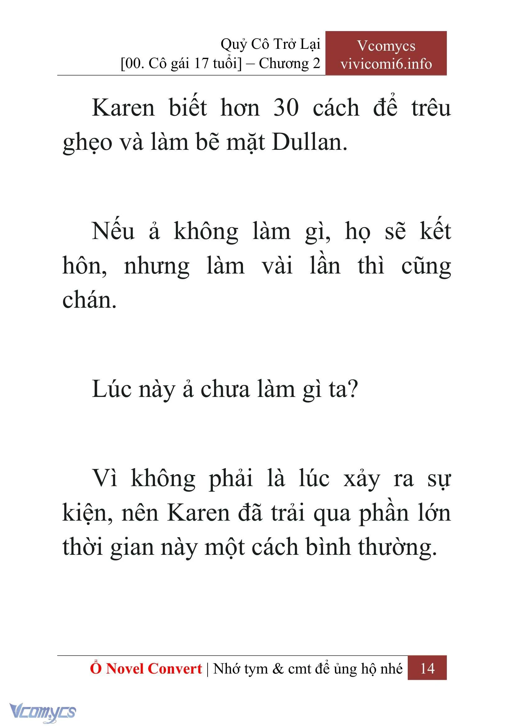 [Novel] Quý Cô Trở Lại Chapter  2 - 16