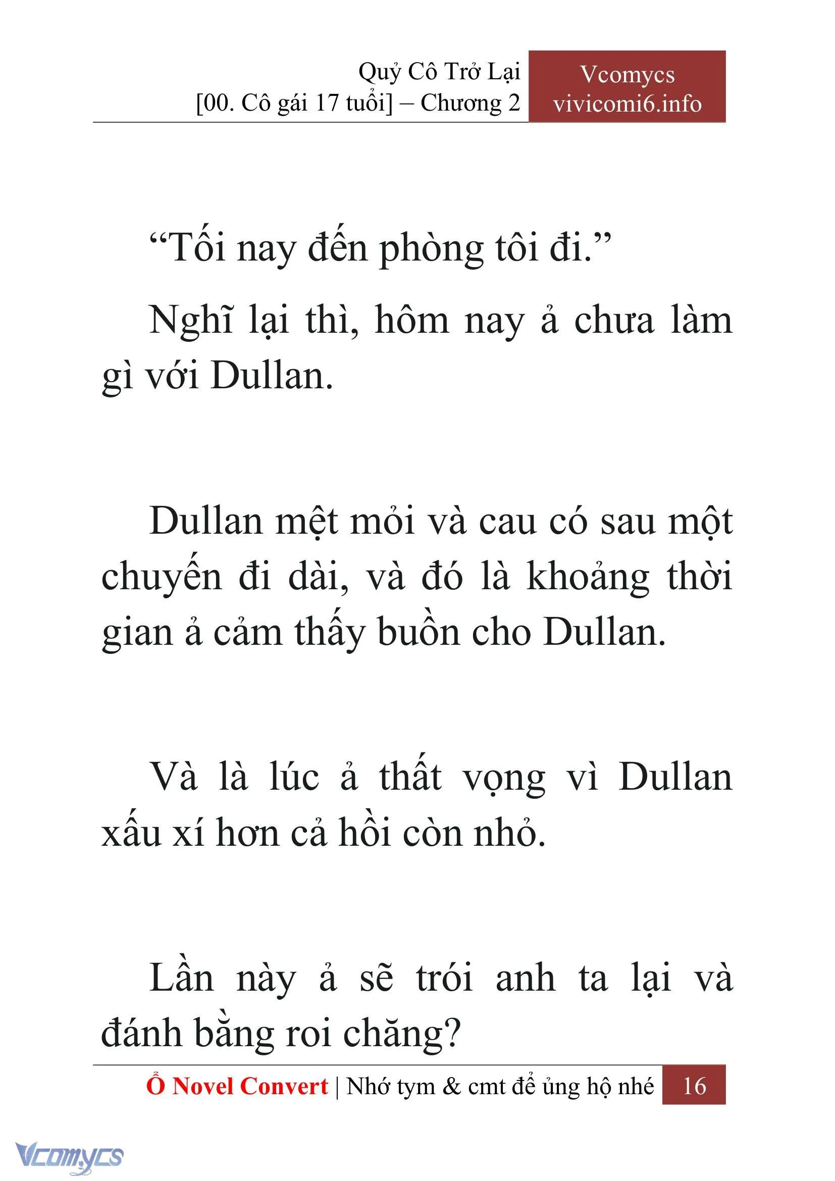 [Novel] Quý Cô Trở Lại Chapter  2 - 18