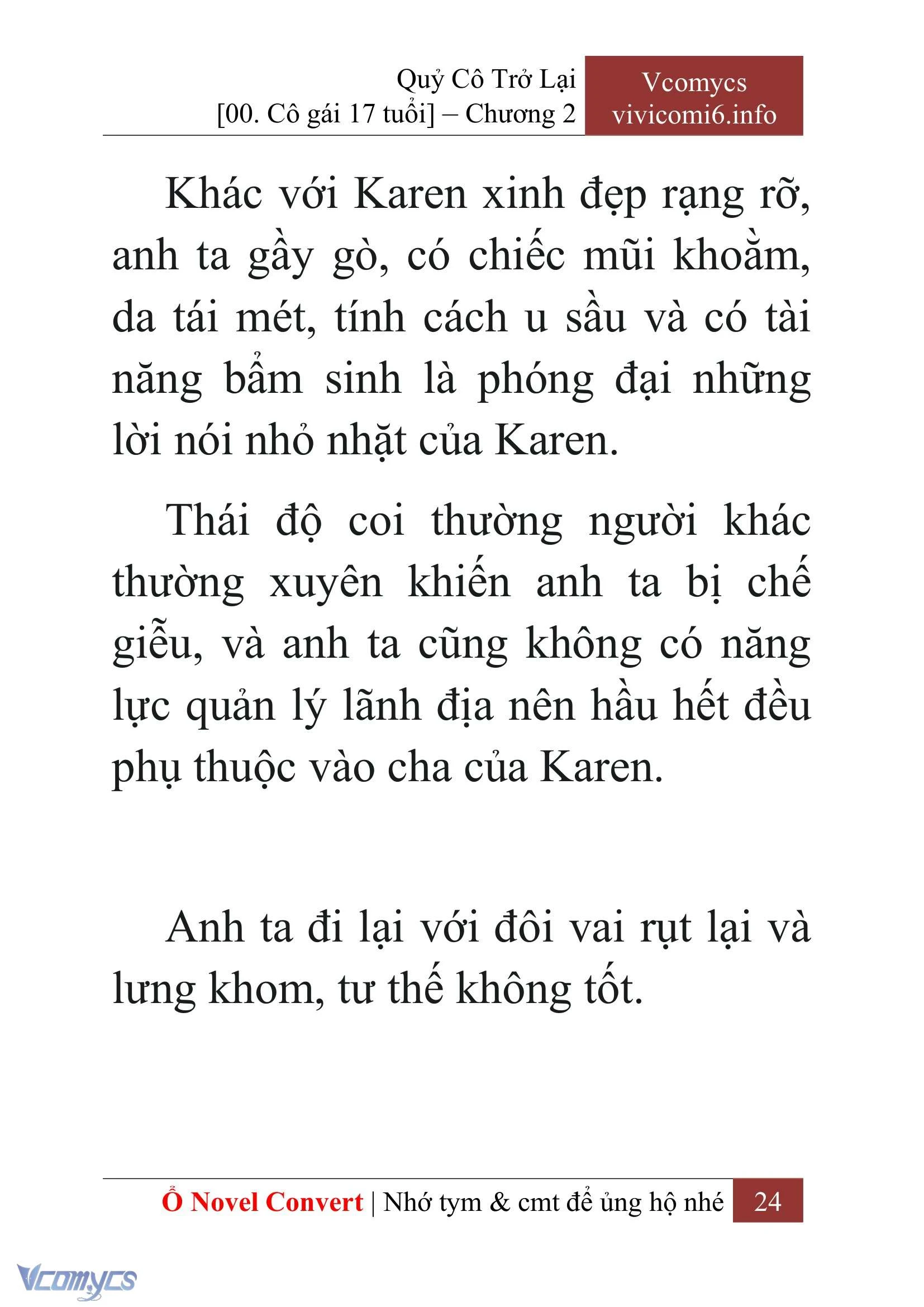 [Novel] Quý Cô Trở Lại Chapter  2 - 26