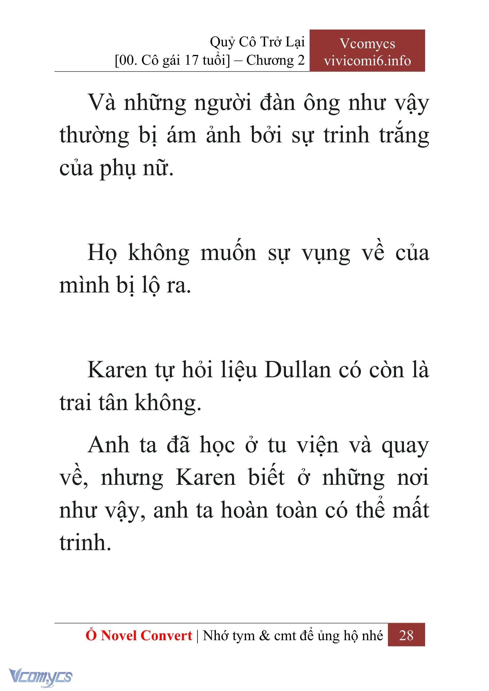 [Novel] Quý Cô Trở Lại Chapter  2 - 30
