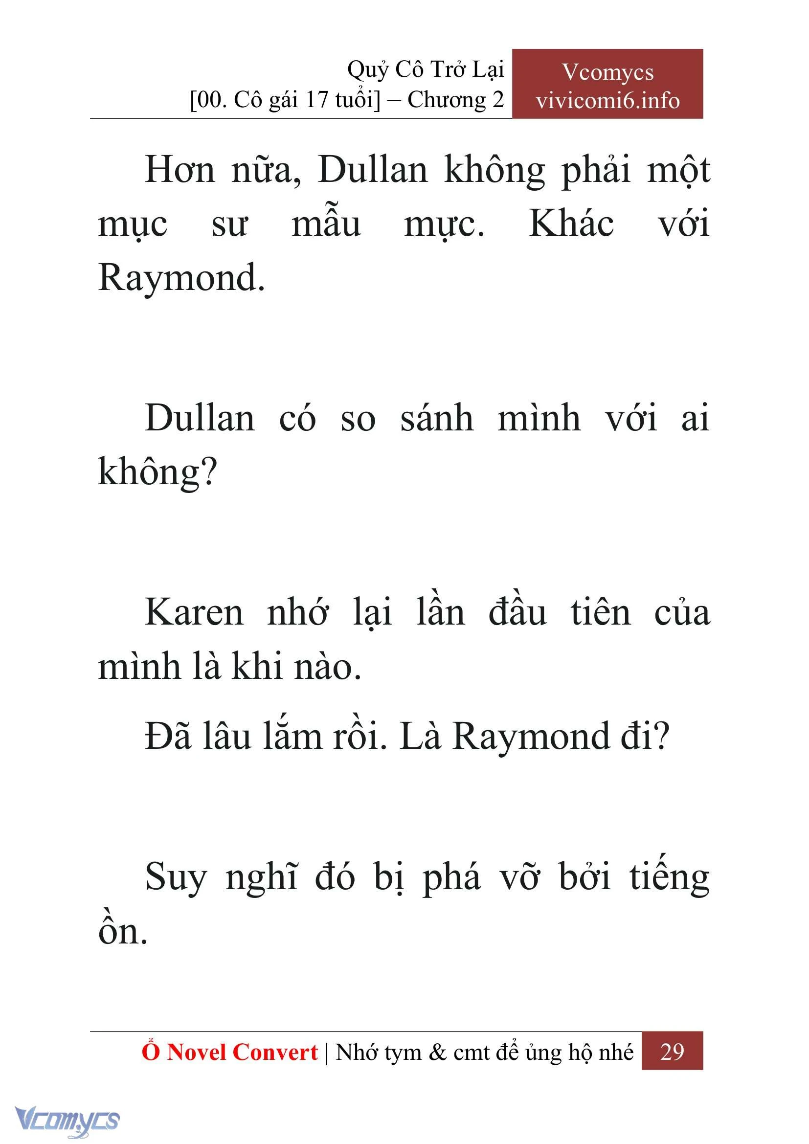 [Novel] Quý Cô Trở Lại Chapter  2 - 31