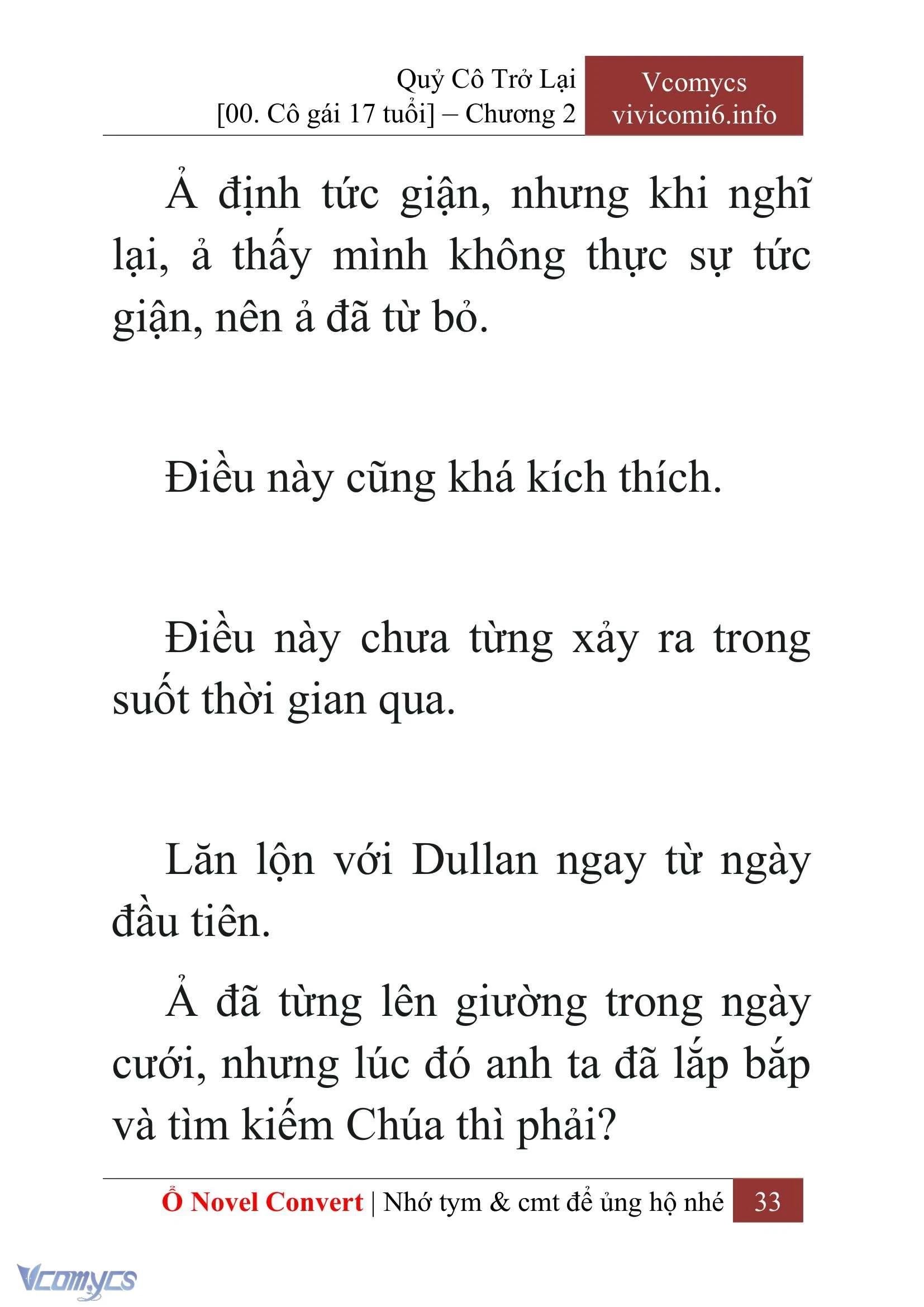 [Novel] Quý Cô Trở Lại Chapter  2 - 35