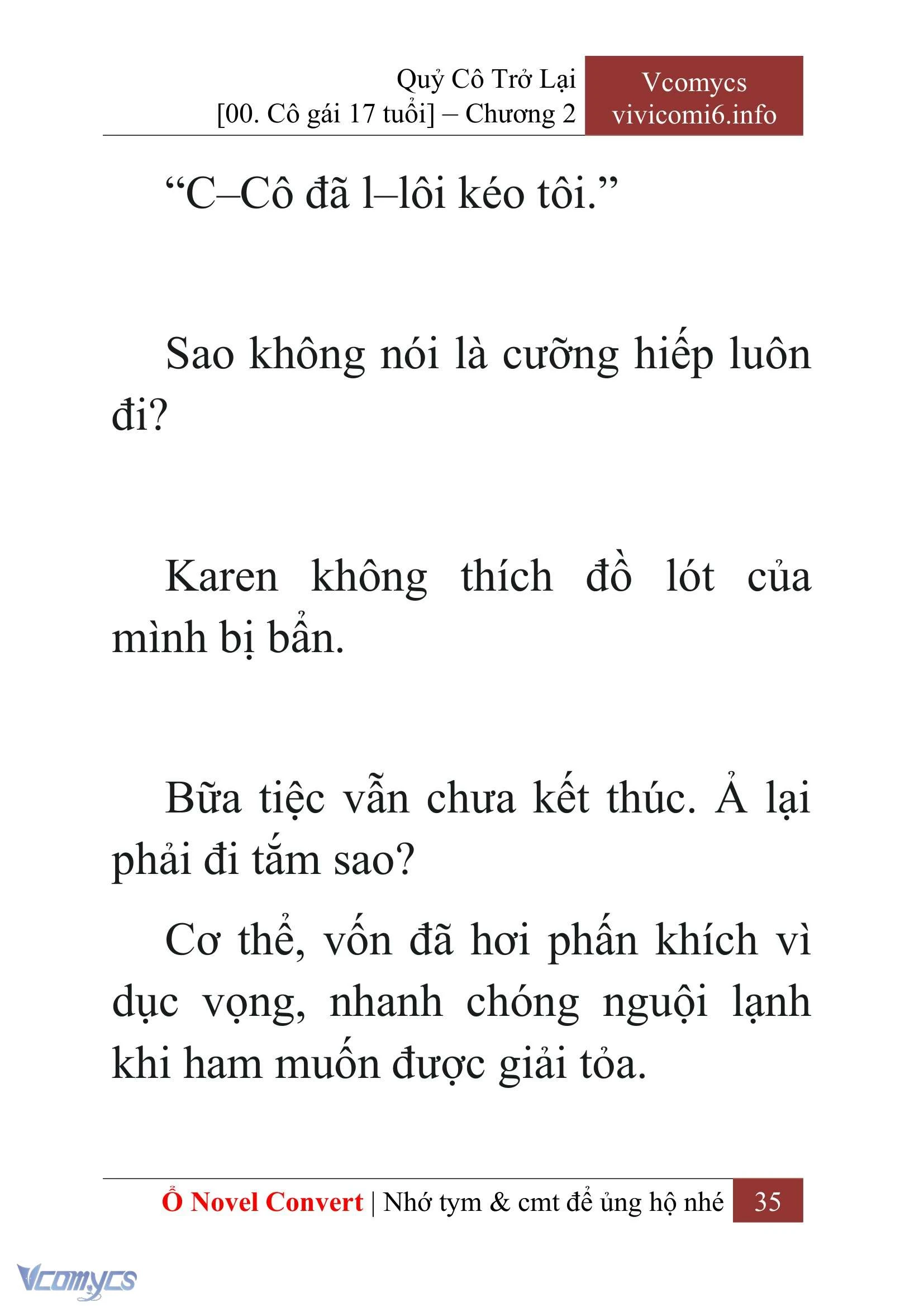 [Novel] Quý Cô Trở Lại Chapter  2 - 37