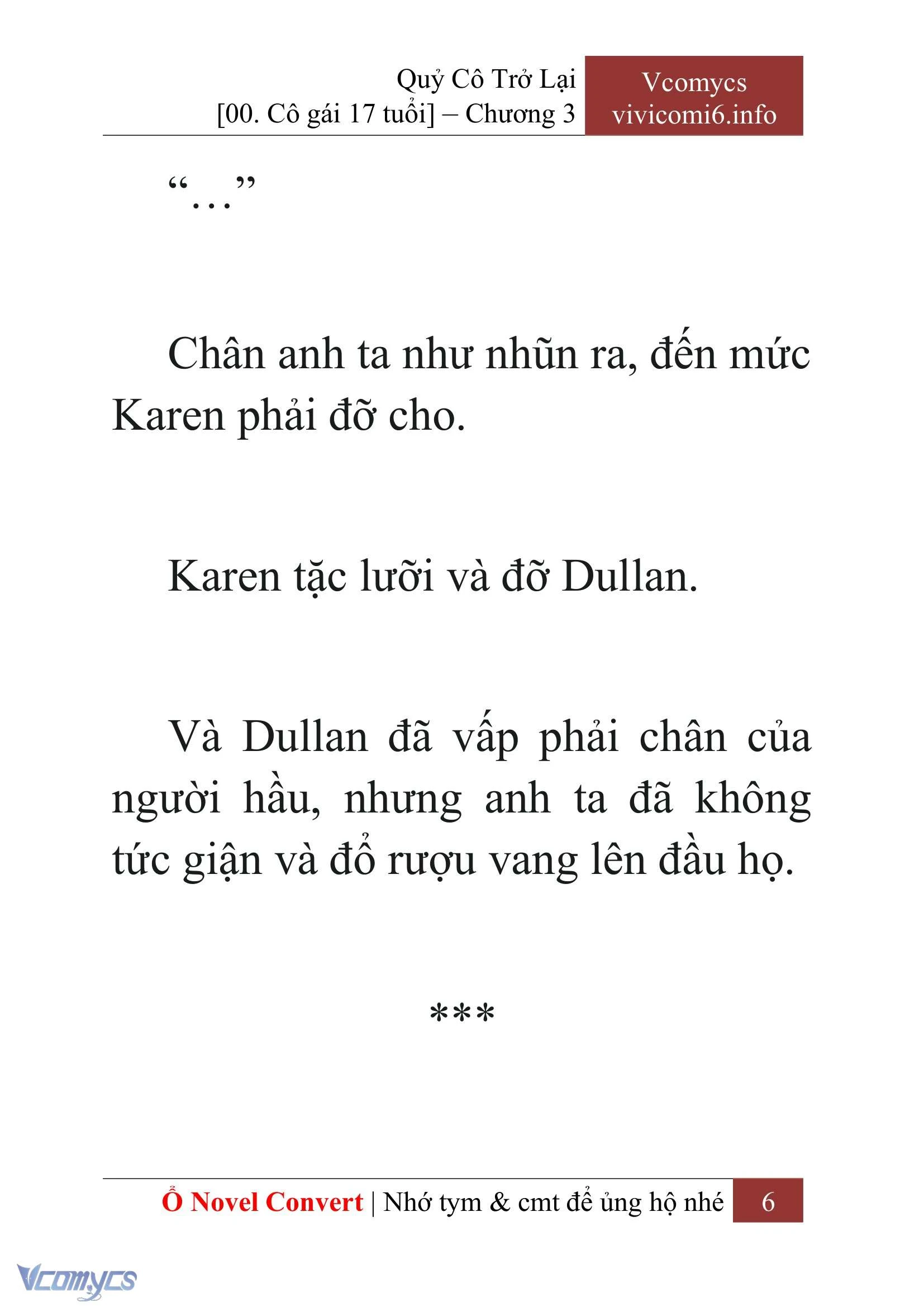 [Novel] Quý Cô Trở Lại Chapter  3 - 8