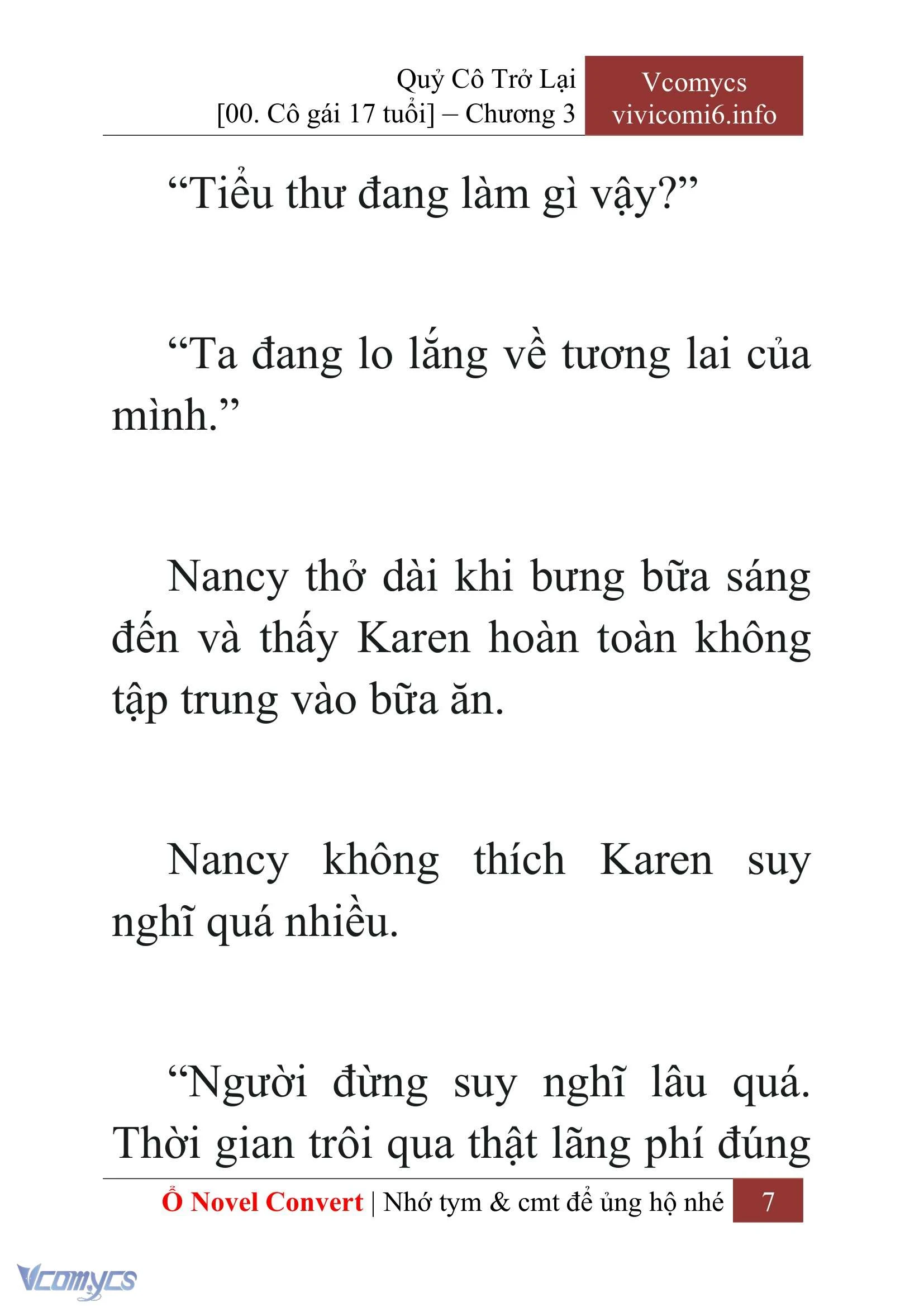 [Novel] Quý Cô Trở Lại Chapter  3 - 9