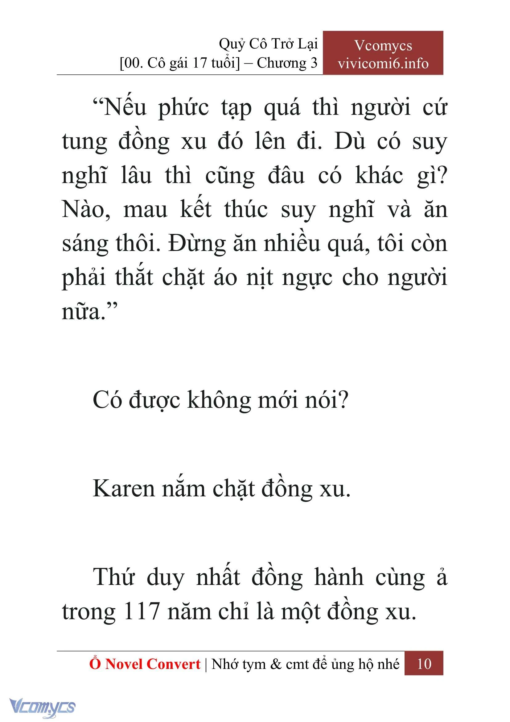 [Novel] Quý Cô Trở Lại Chapter  3 - 12
