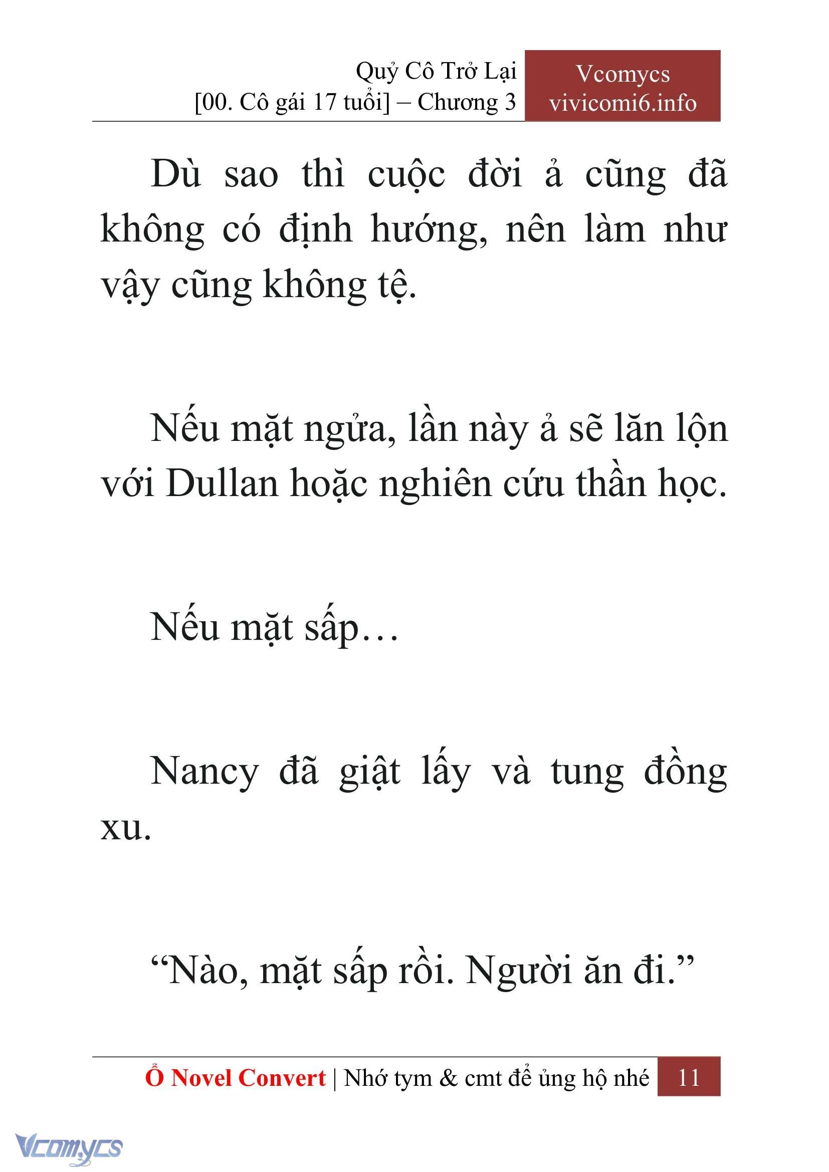 [Novel] Quý Cô Trở Lại Chapter  3 - 13