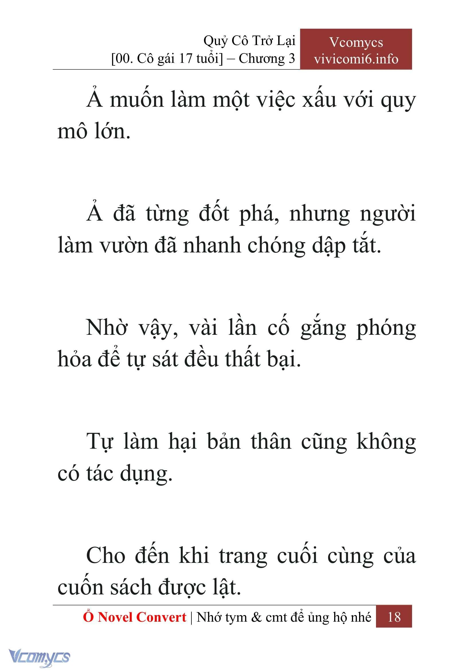 [Novel] Quý Cô Trở Lại Chapter  3 - 20