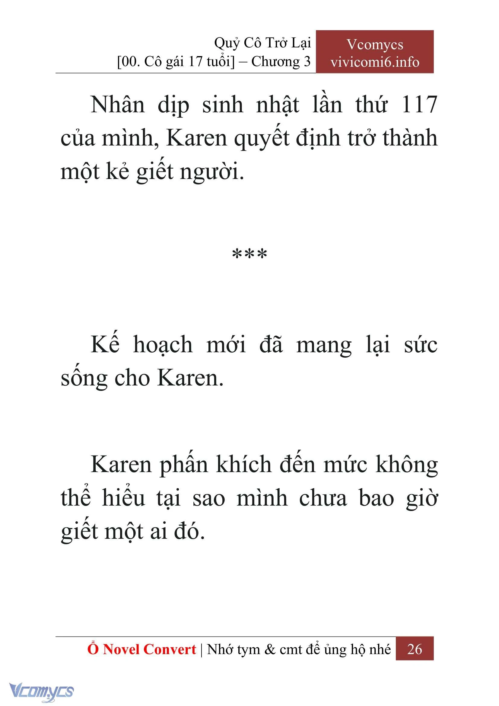 [Novel] Quý Cô Trở Lại Chapter  3 - 28