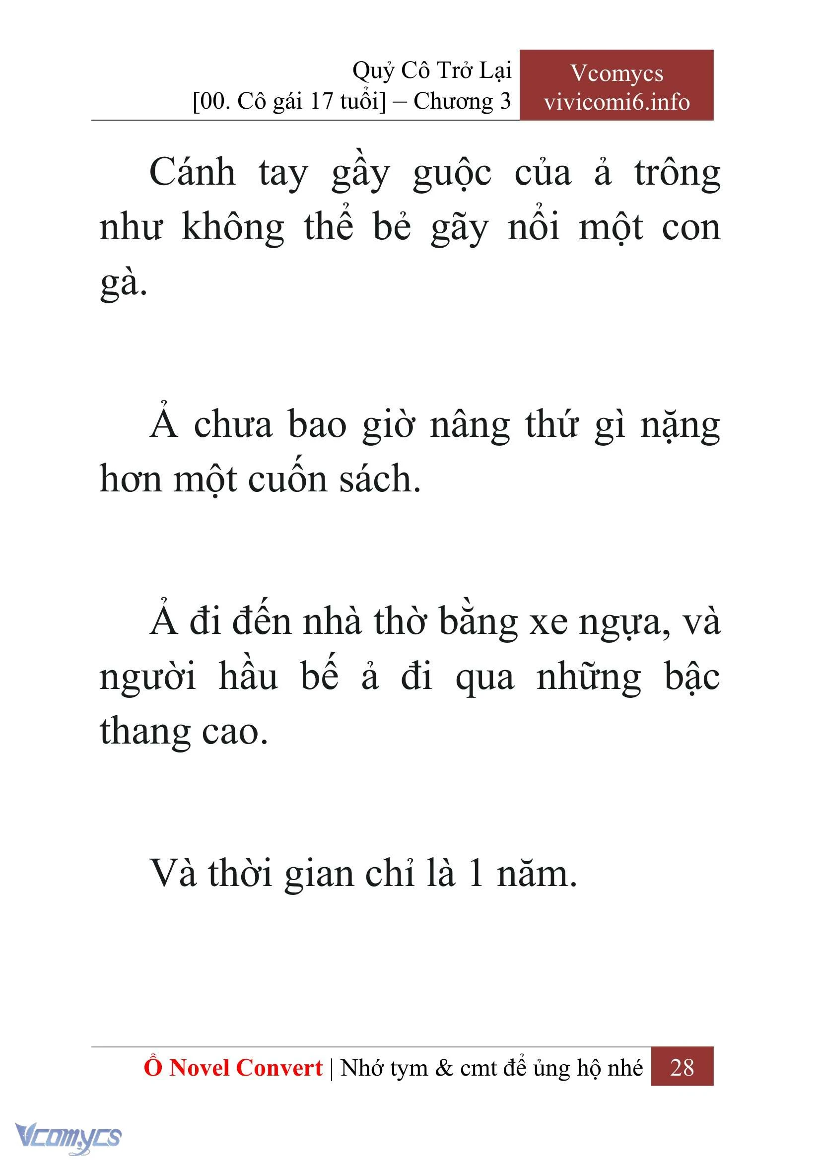 [Novel] Quý Cô Trở Lại Chapter  3 - 30