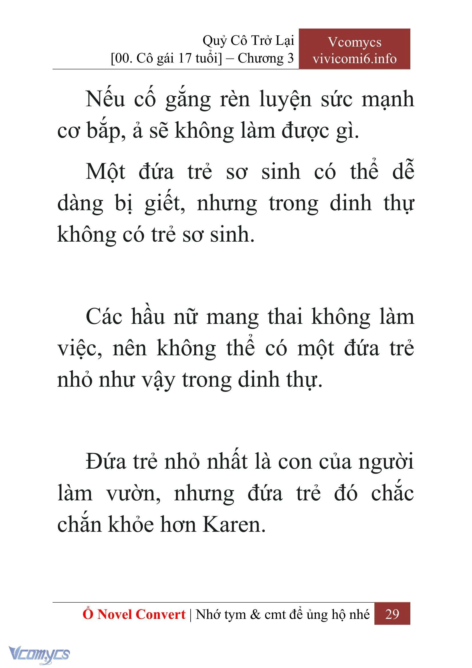 [Novel] Quý Cô Trở Lại Chapter  3 - 31