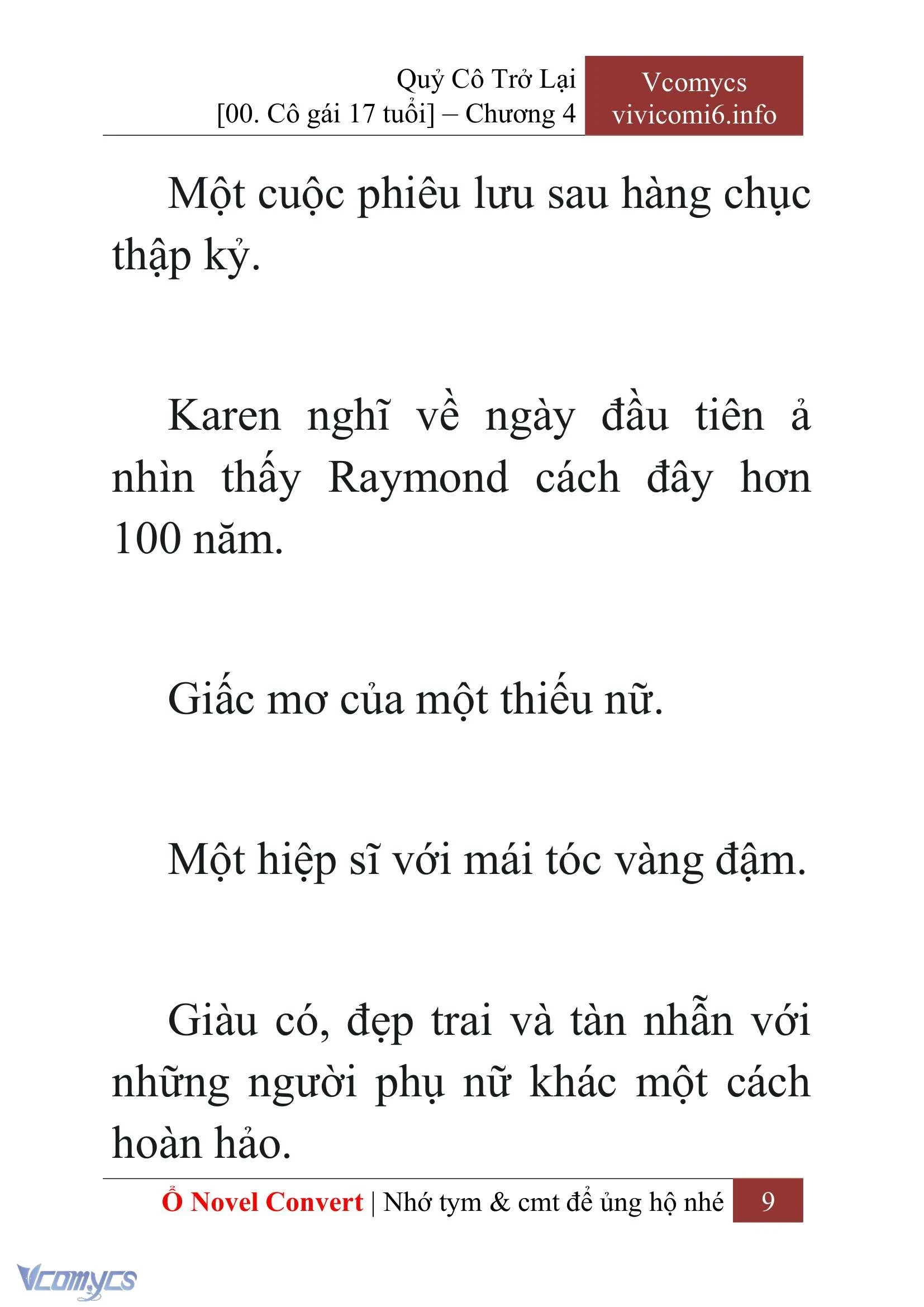 [Novel] Quý Cô Trở Lại Chapter  4 - 11