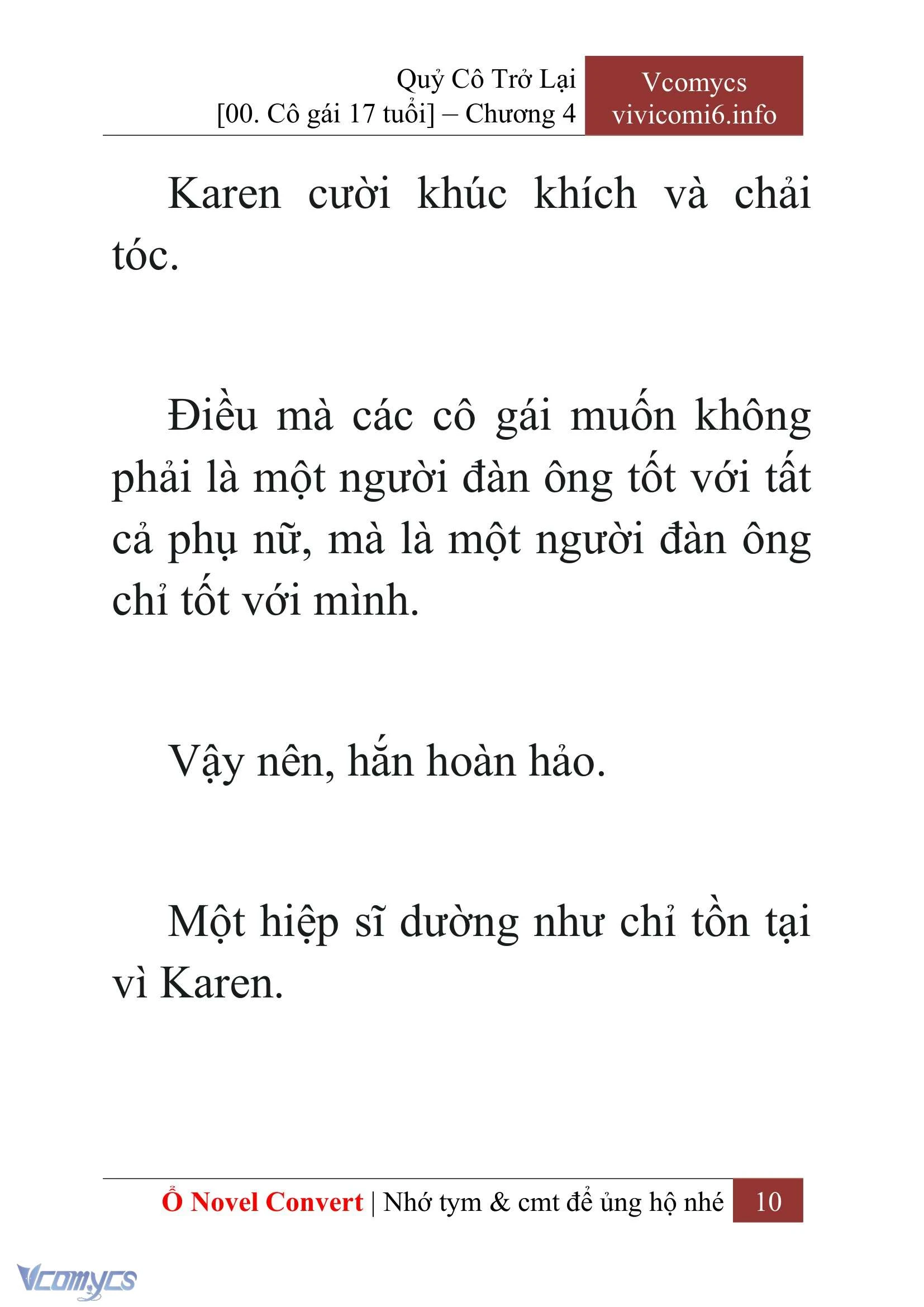 [Novel] Quý Cô Trở Lại Chapter  4 - 12