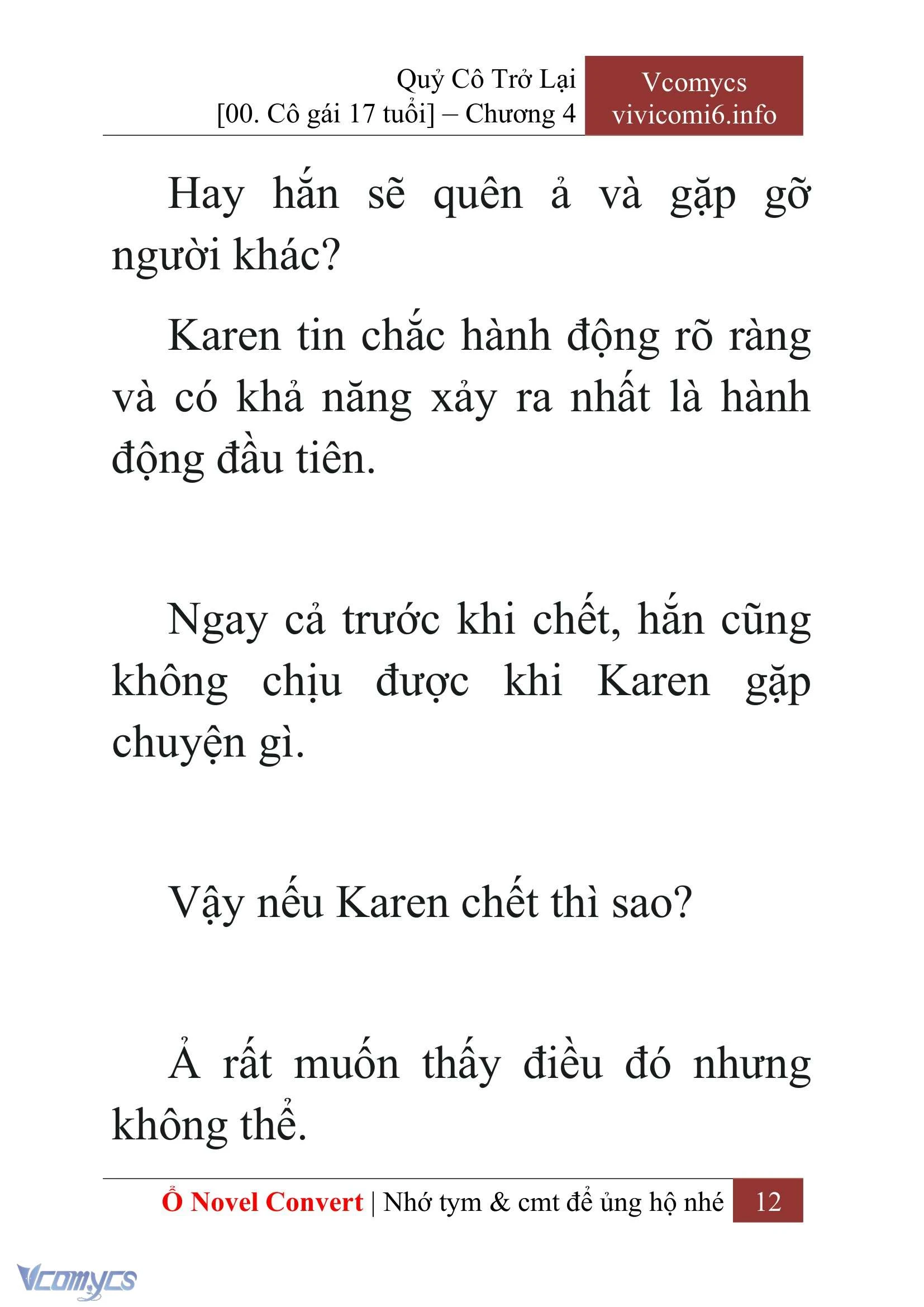 [Novel] Quý Cô Trở Lại Chapter  4 - 14