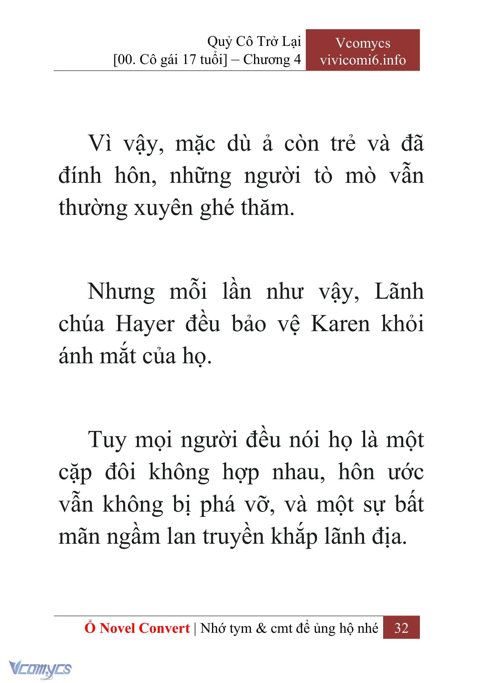 [Novel] Quý Cô Trở Lại Chapter  4 - 34