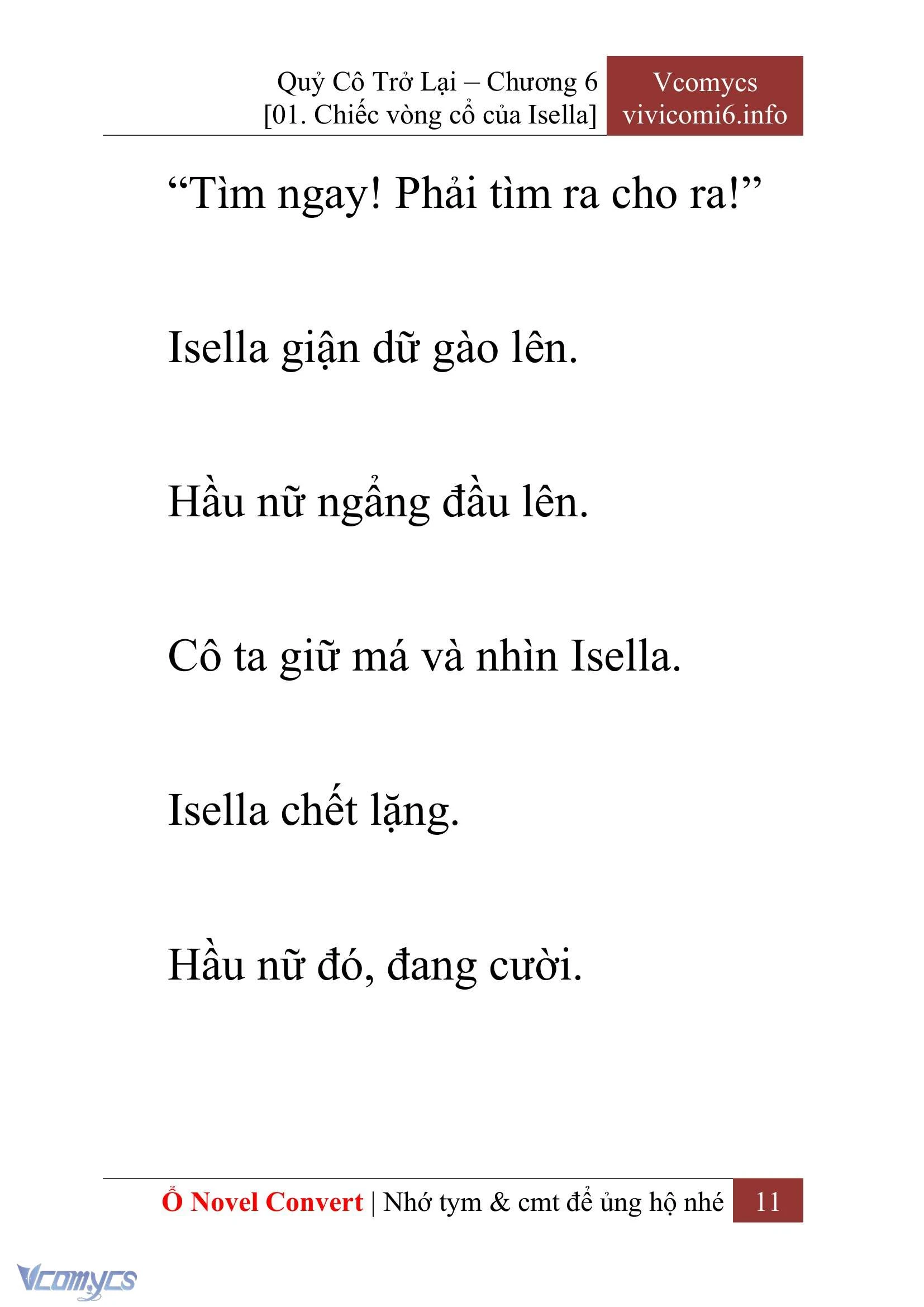 [Novel] Quý Cô Trở Lại Chapter  6 - 13