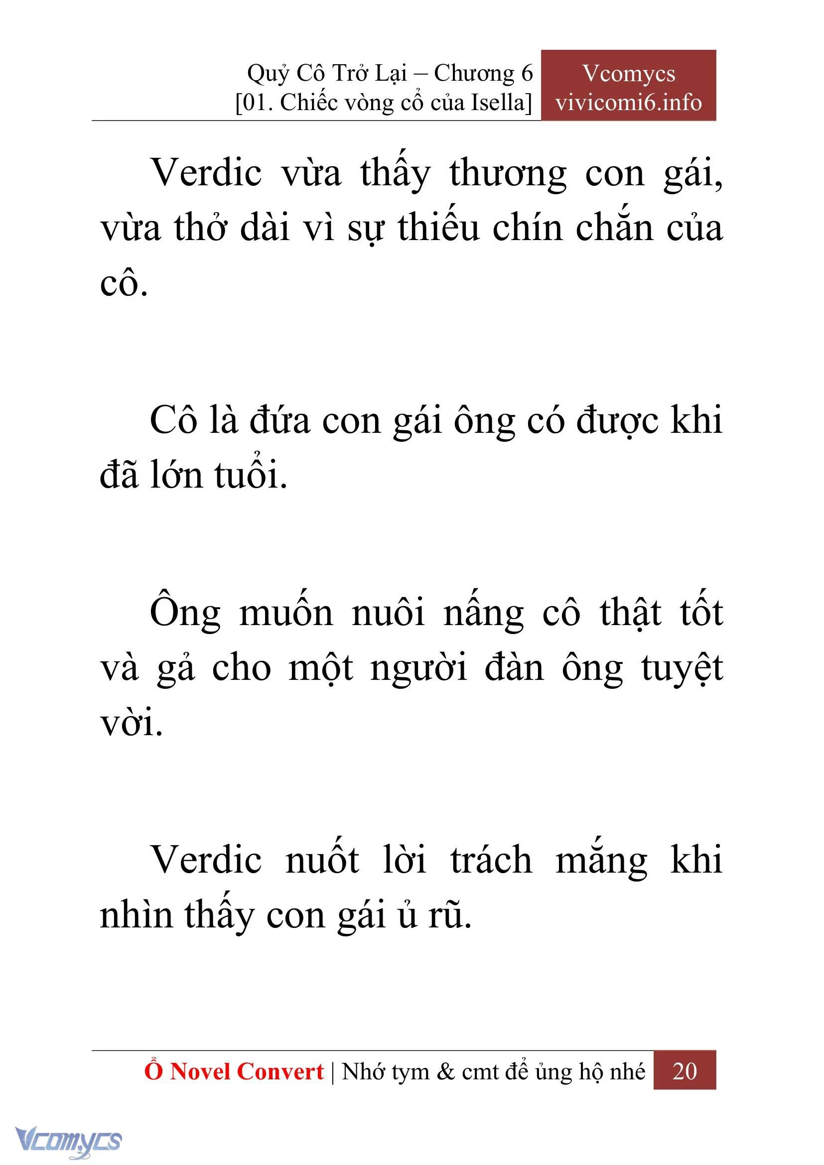 [Novel] Quý Cô Trở Lại Chapter  6 - 22