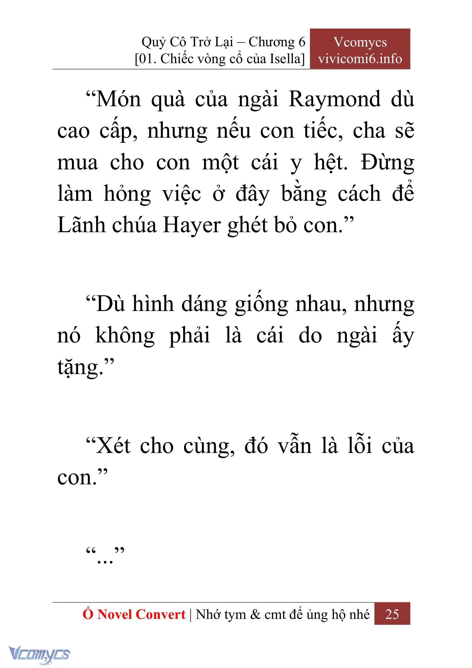 [Novel] Quý Cô Trở Lại Chapter  6 - 27