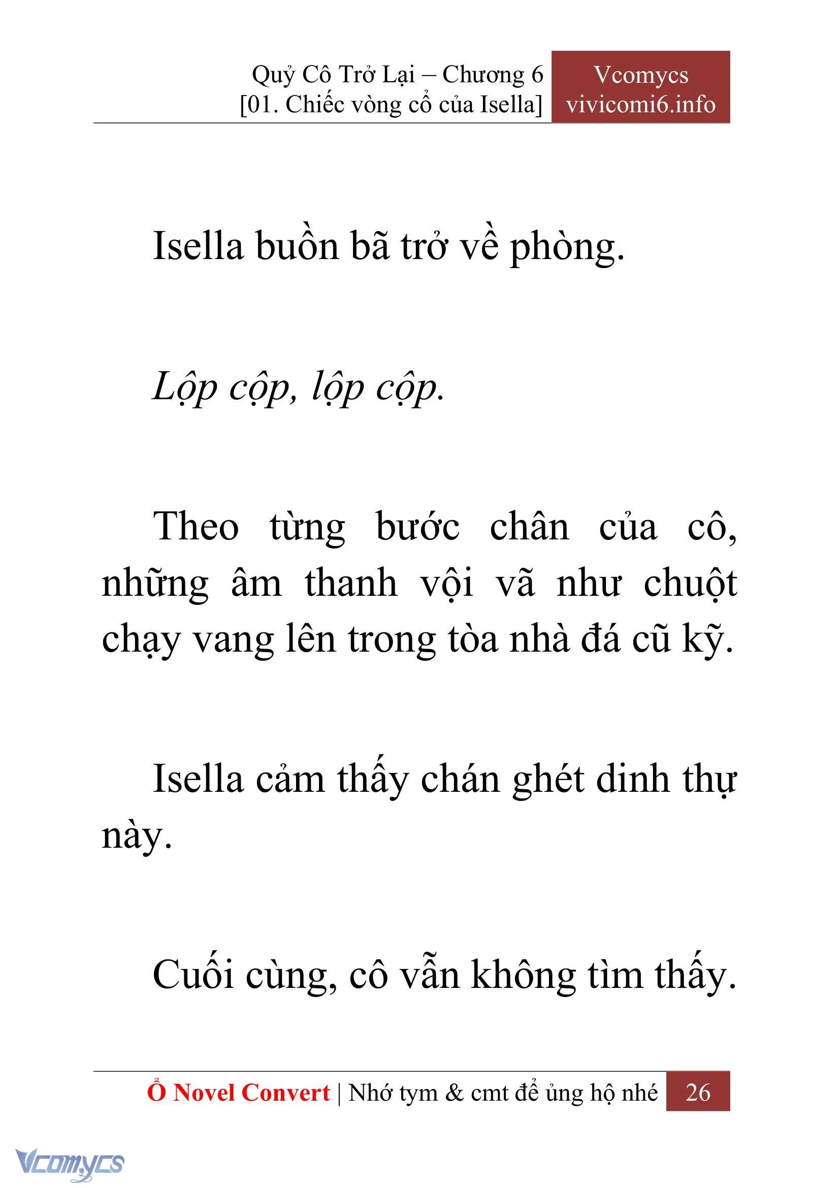 [Novel] Quý Cô Trở Lại Chapter  6 - 28