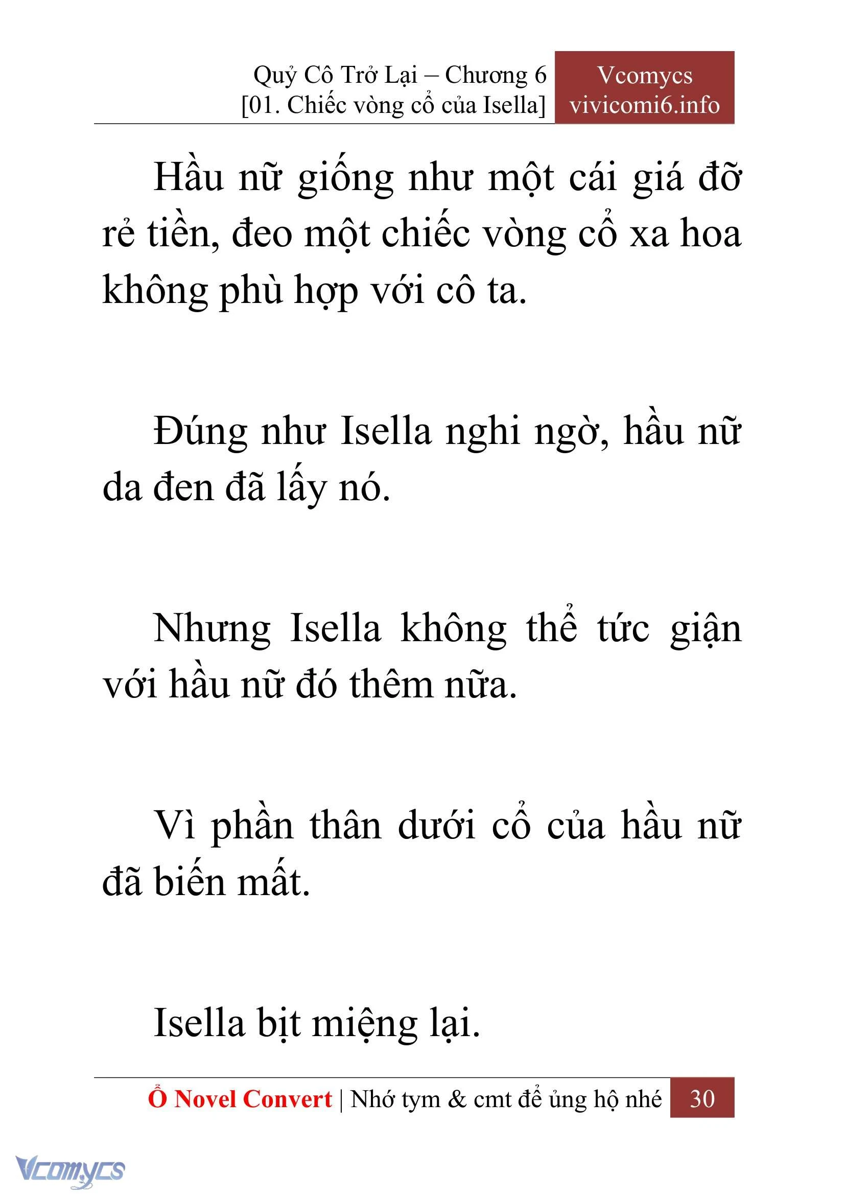 [Novel] Quý Cô Trở Lại Chapter  6 - 32