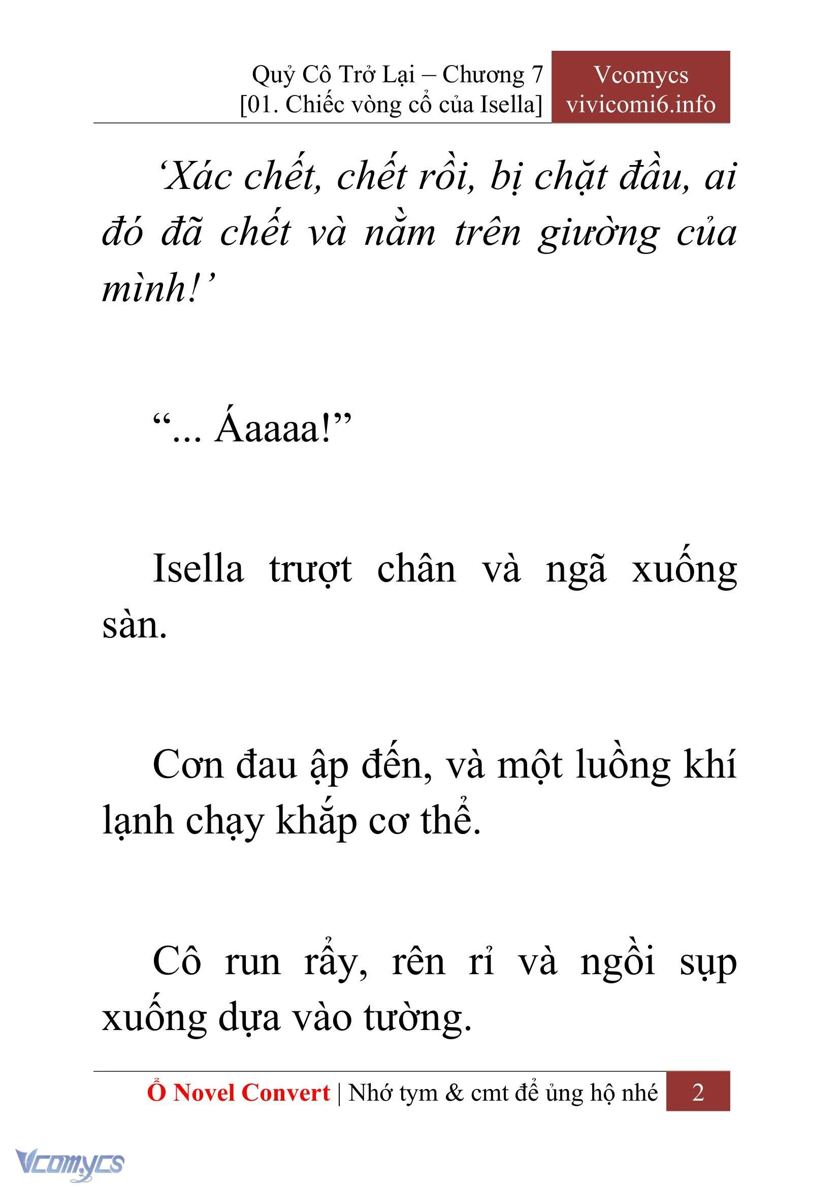 [Novel] Quý Cô Trở Lại Chapter  7 - 4