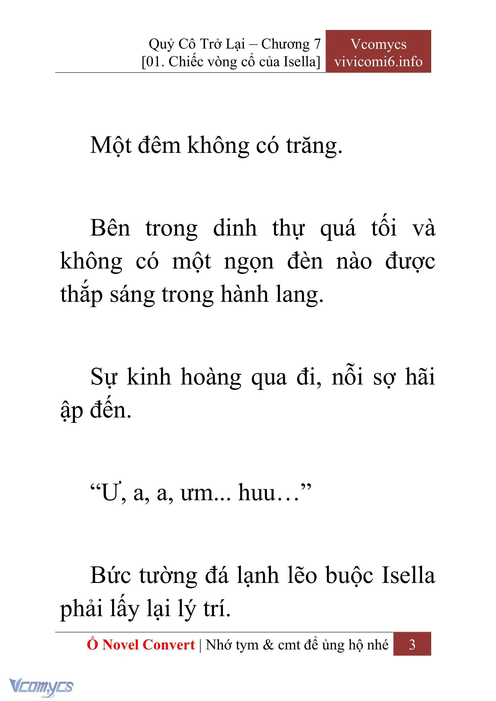 [Novel] Quý Cô Trở Lại Chapter  7 - 5