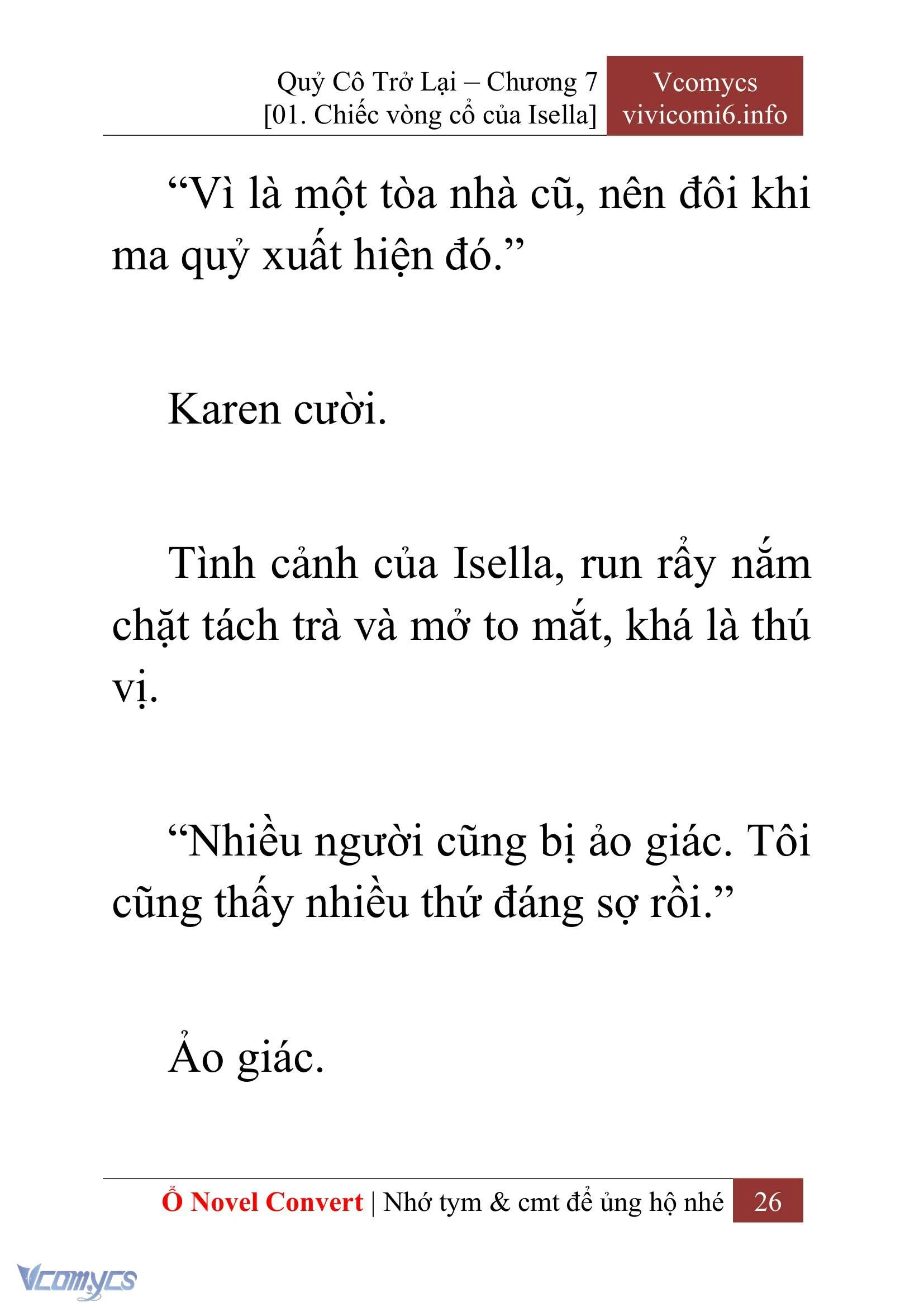 [Novel] Quý Cô Trở Lại Chapter  7 - 28