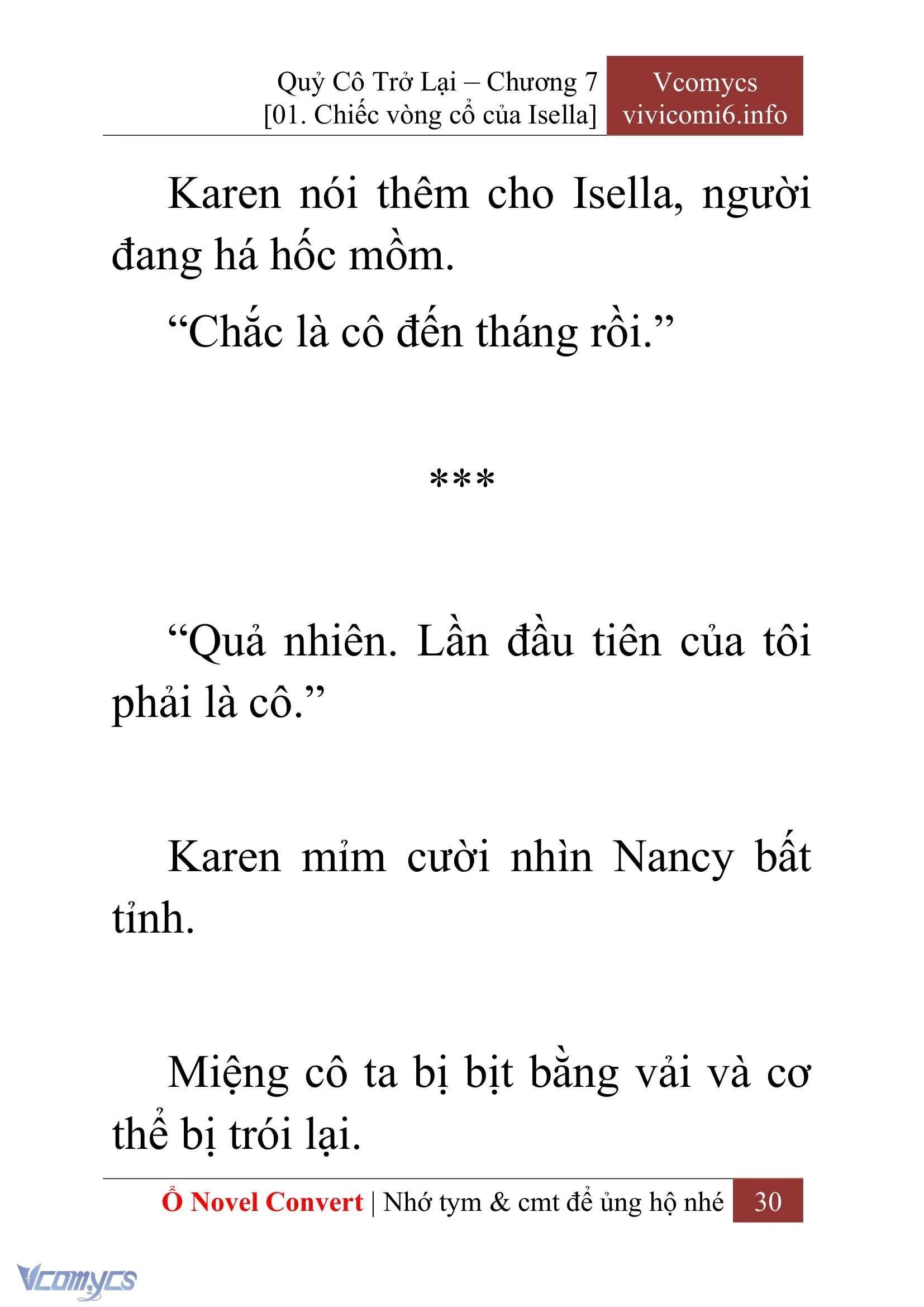 [Novel] Quý Cô Trở Lại Chapter  7 - 32