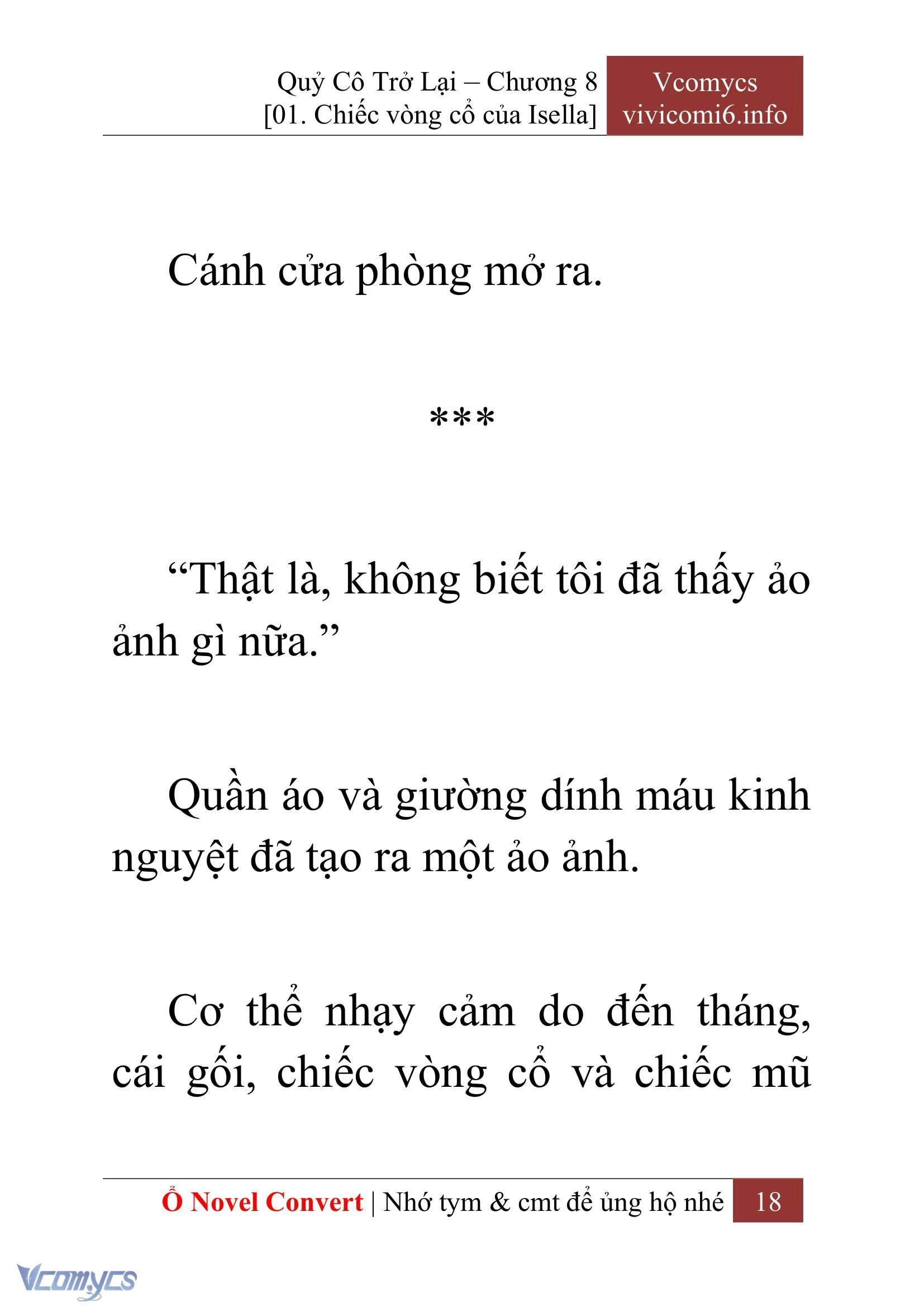 [Novel] Quý Cô Trở Lại Chapter  8 - 20