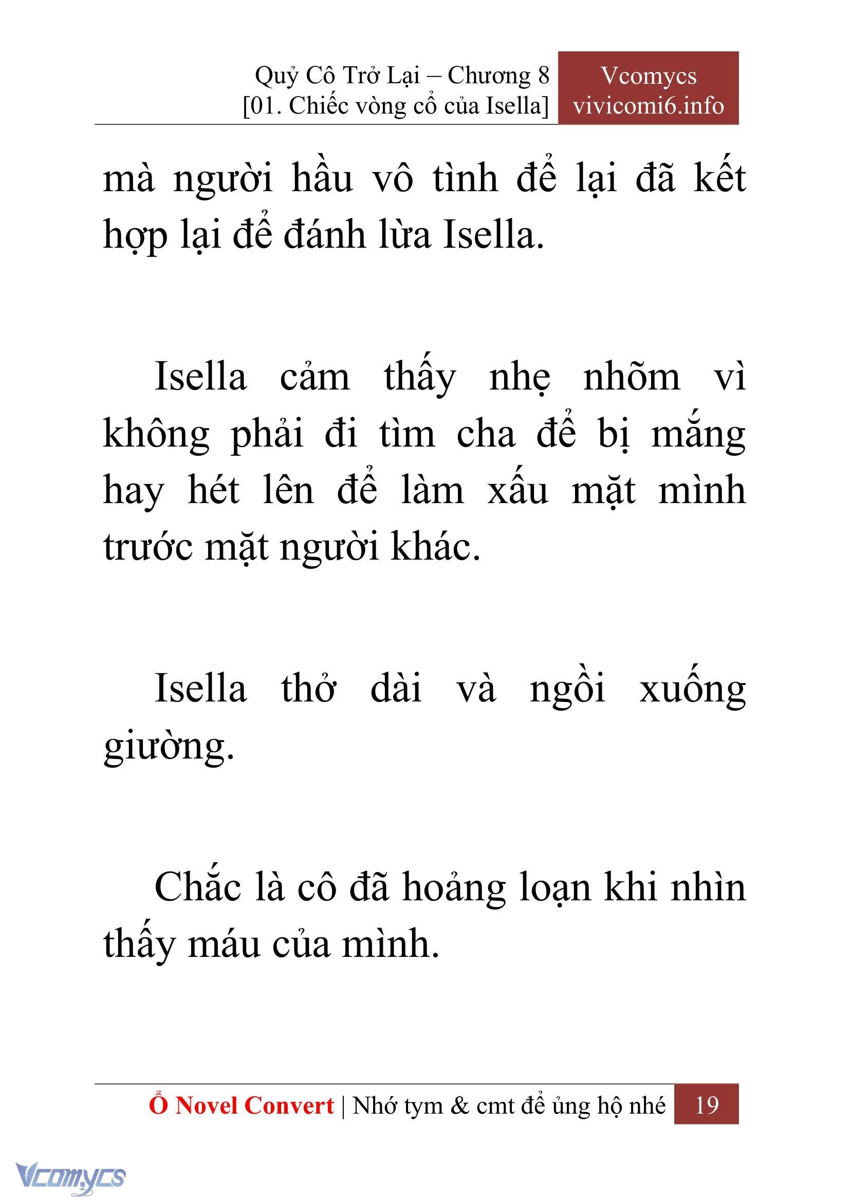 [Novel] Quý Cô Trở Lại Chapter  8 - 21