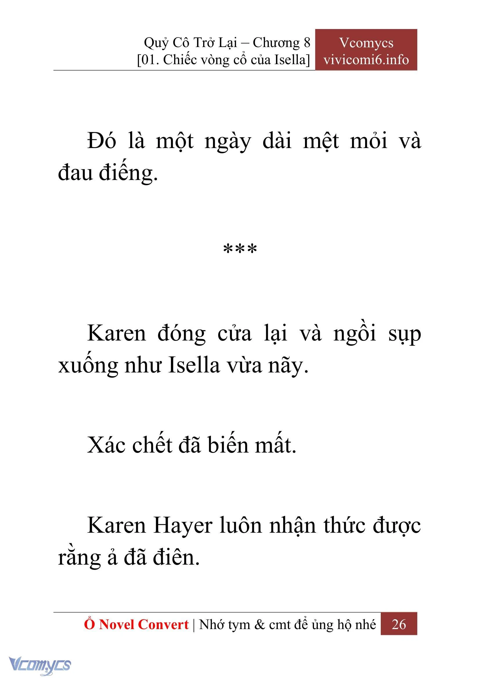 [Novel] Quý Cô Trở Lại Chapter  8 - 28