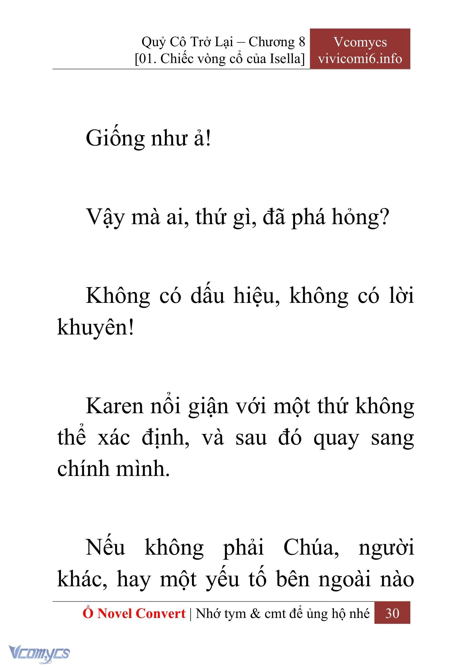 [Novel] Quý Cô Trở Lại Chapter  8 - 32