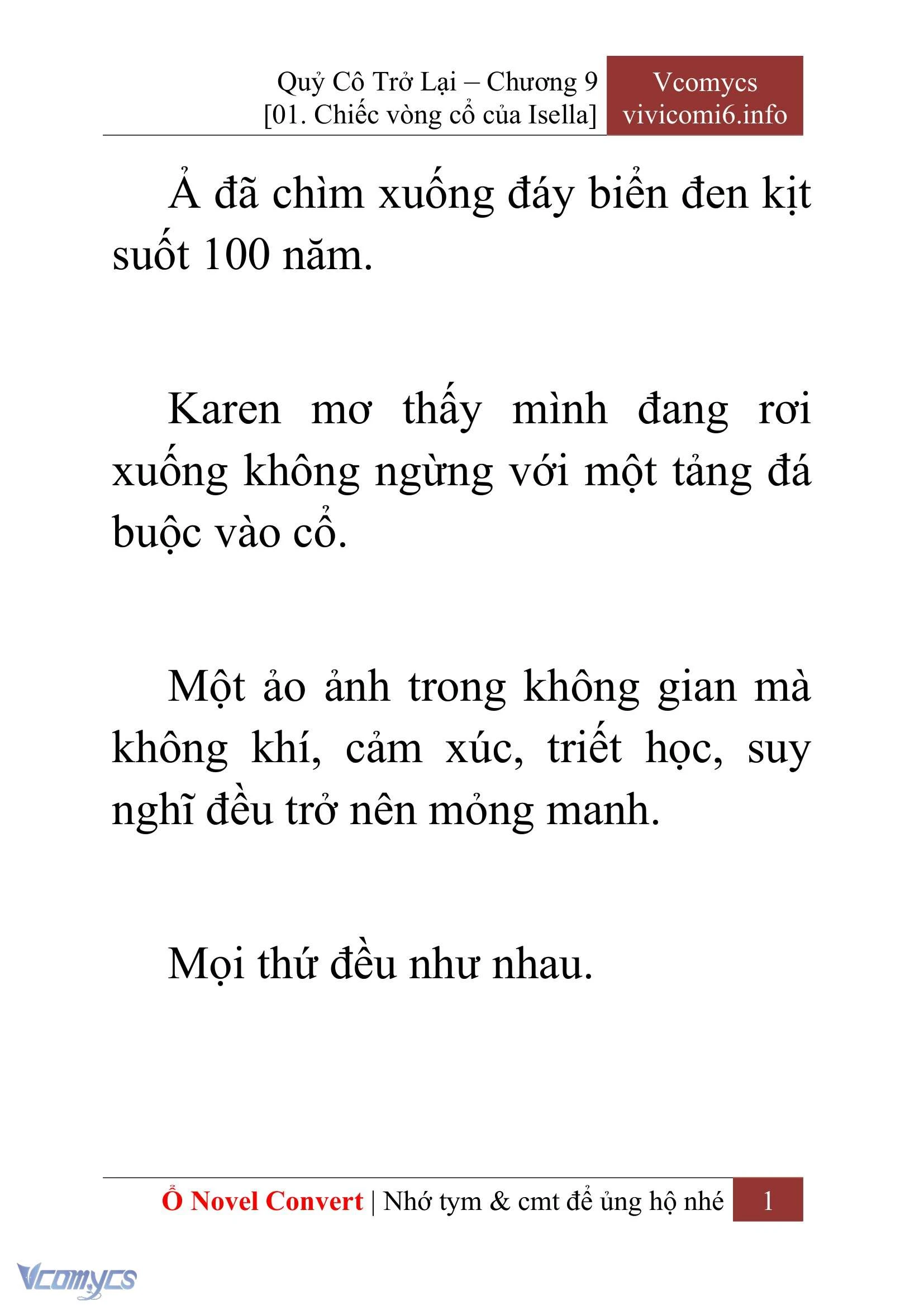 [Novel] Quý Cô Trở Lại Chapter  9 - 3