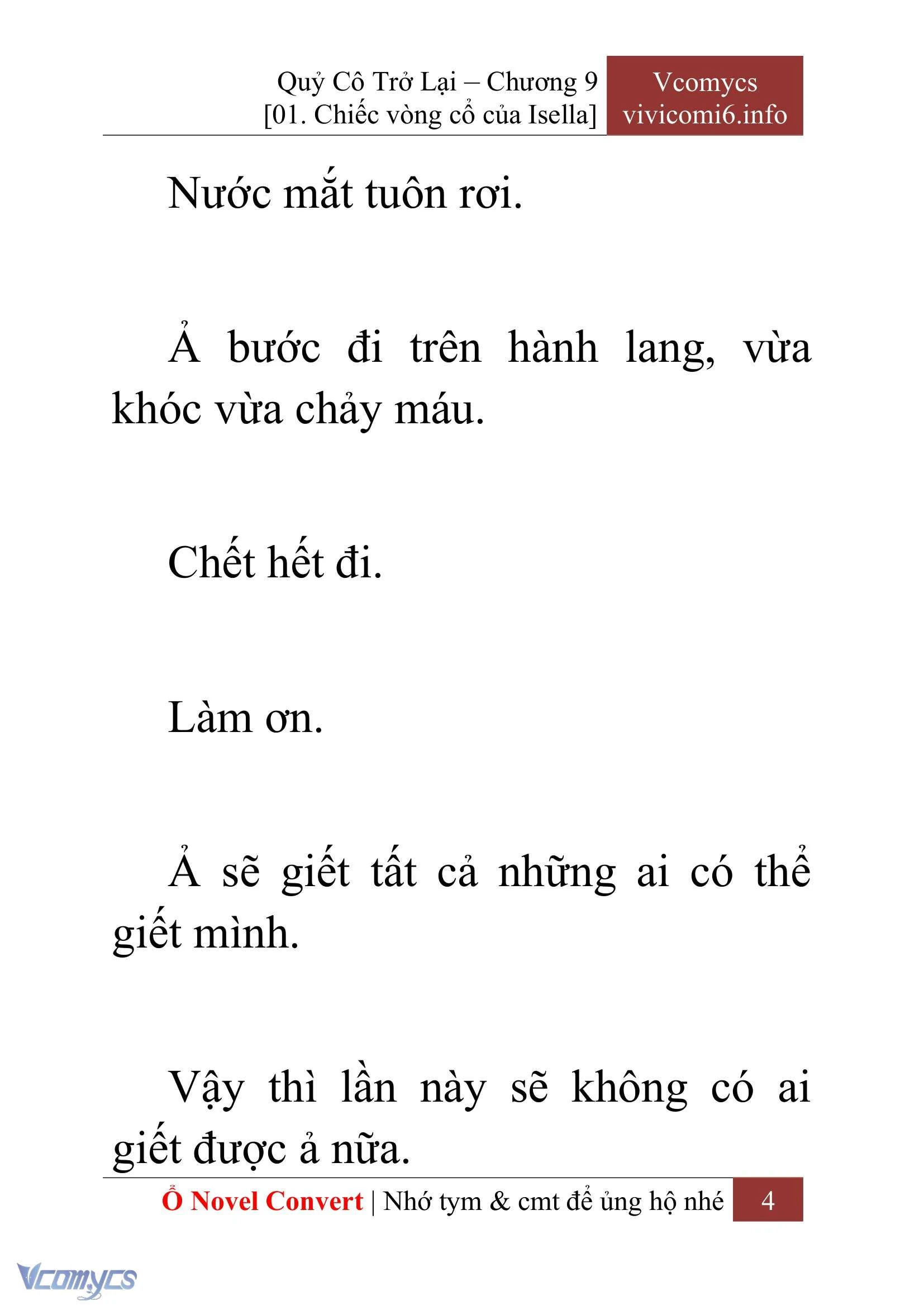 [Novel] Quý Cô Trở Lại Chapter  9 - 6