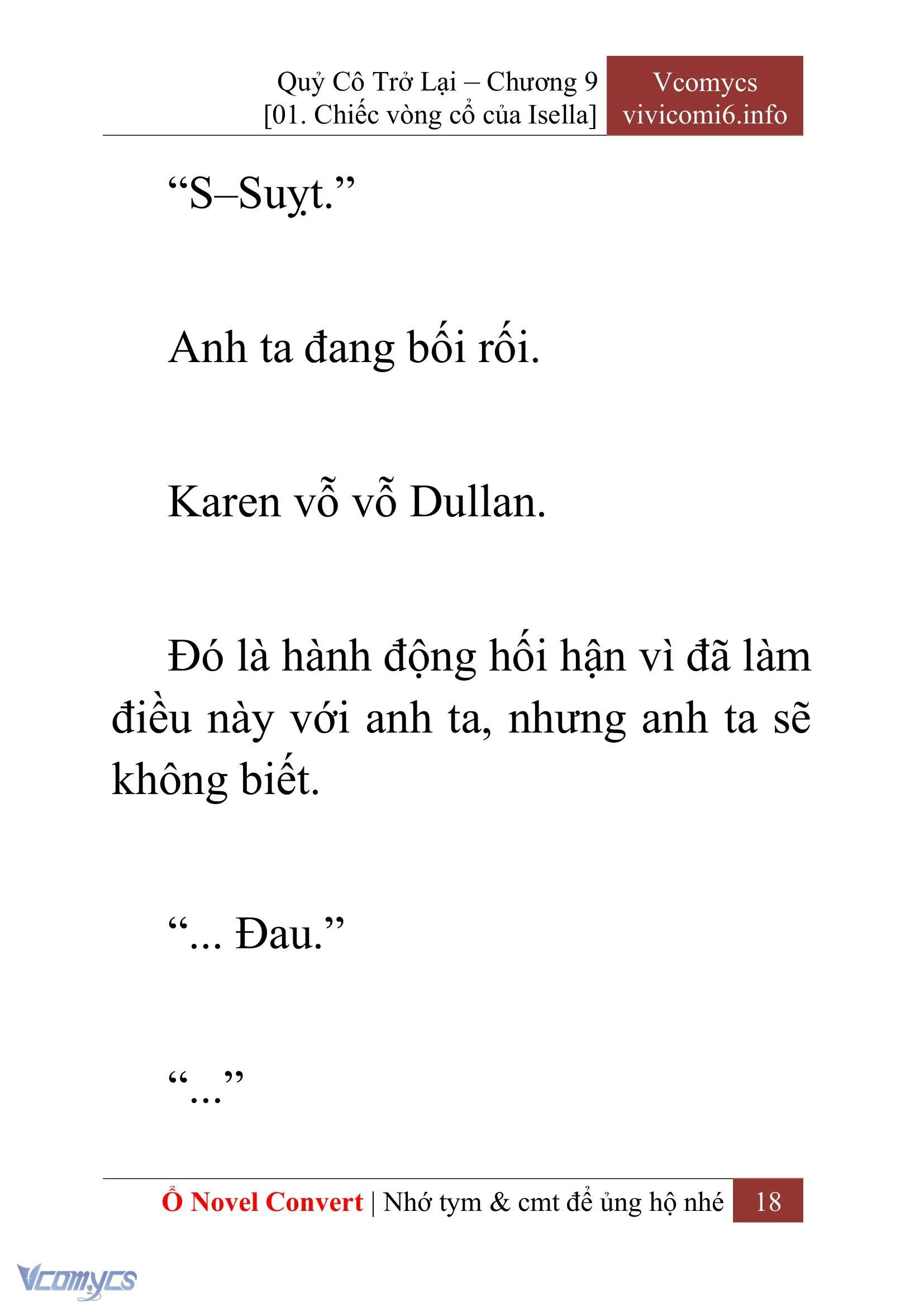 [Novel] Quý Cô Trở Lại Chapter  9 - 20